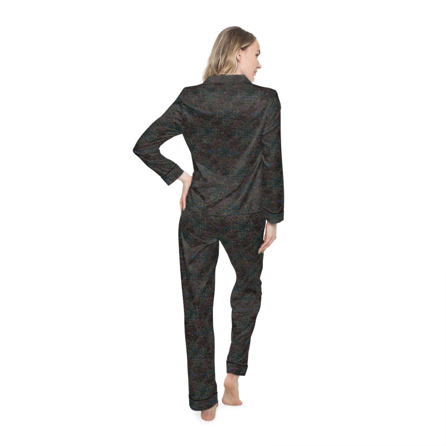 Women's Satin Pajamas - Hidden Weave No.10