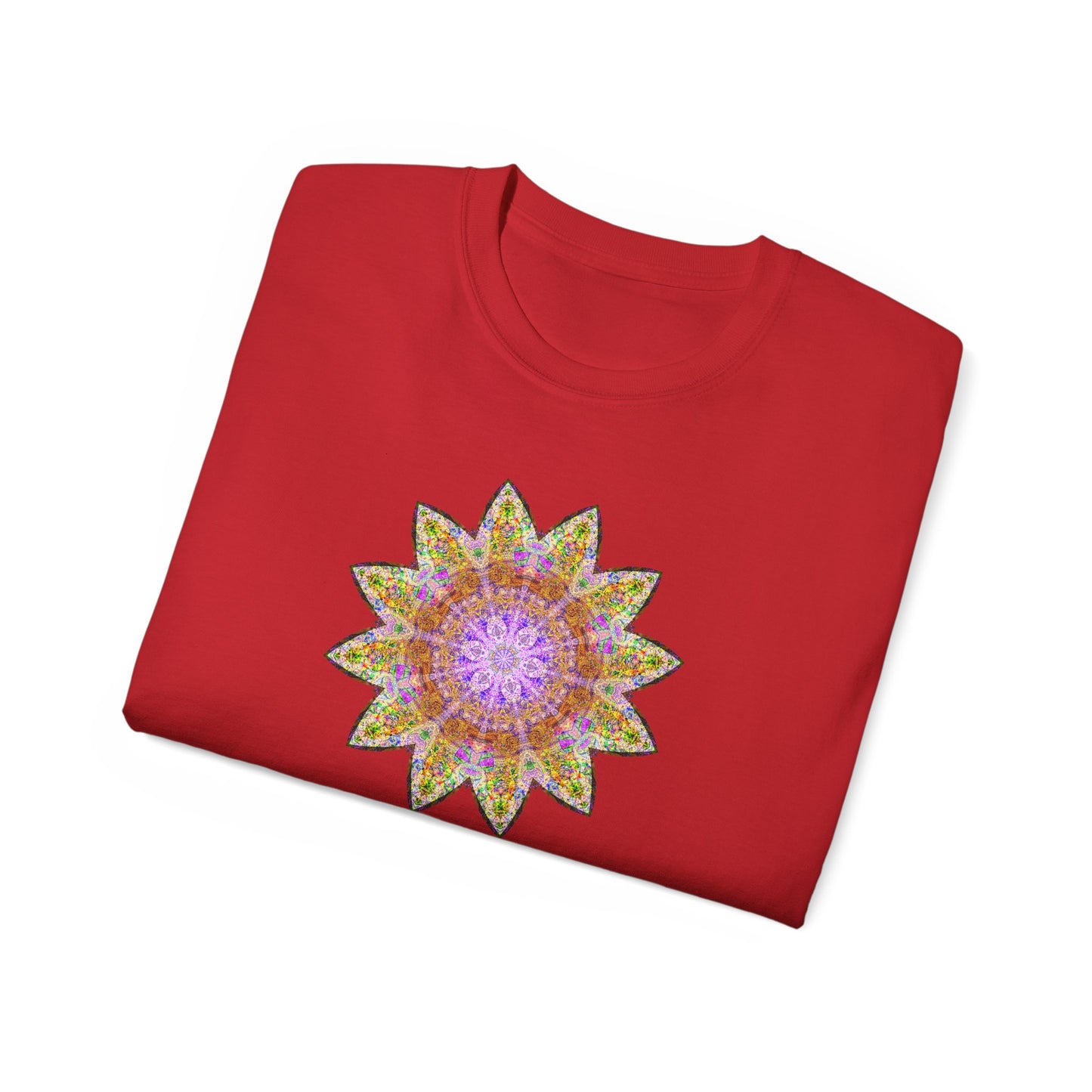 Unisex Ultra Cotton Tee - Love Light Mandalas No.14