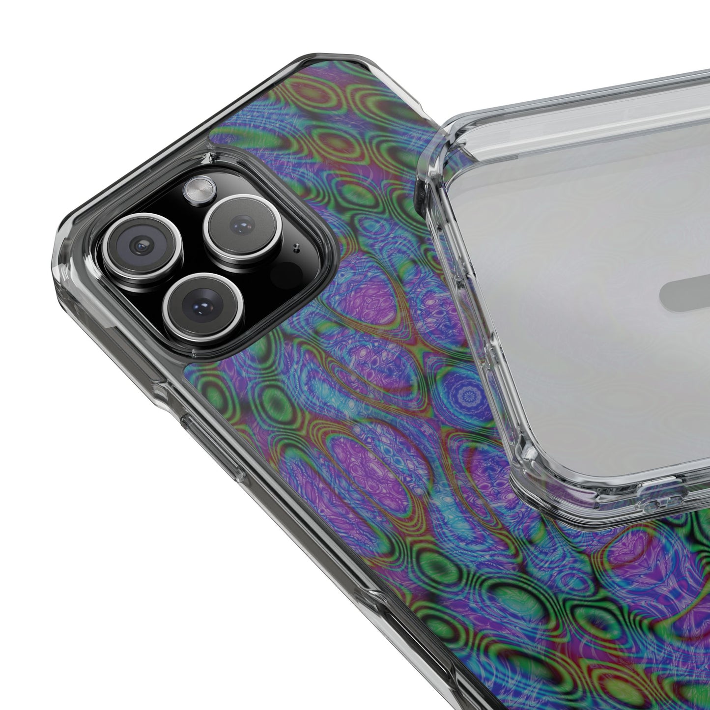 iPhone 16 Magnetic Clear Impact Case - DMT Seer No.17
