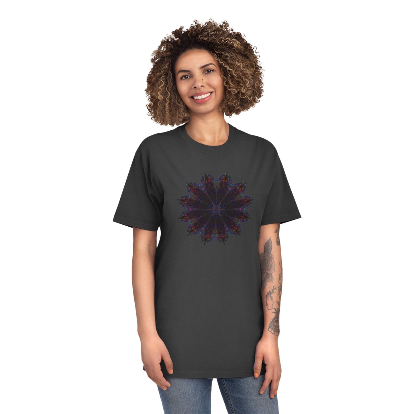 Unisex Faded Shirt - Love Light Mandalas No.25