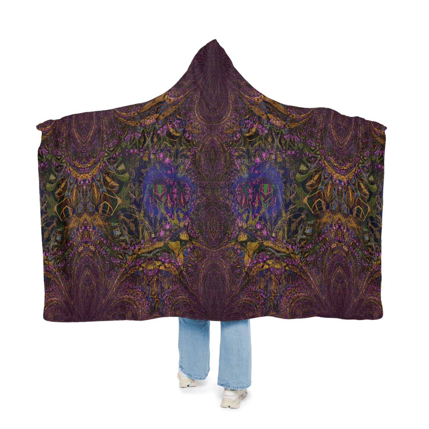 Snuggle Blanket - Love Light Fractals No.10