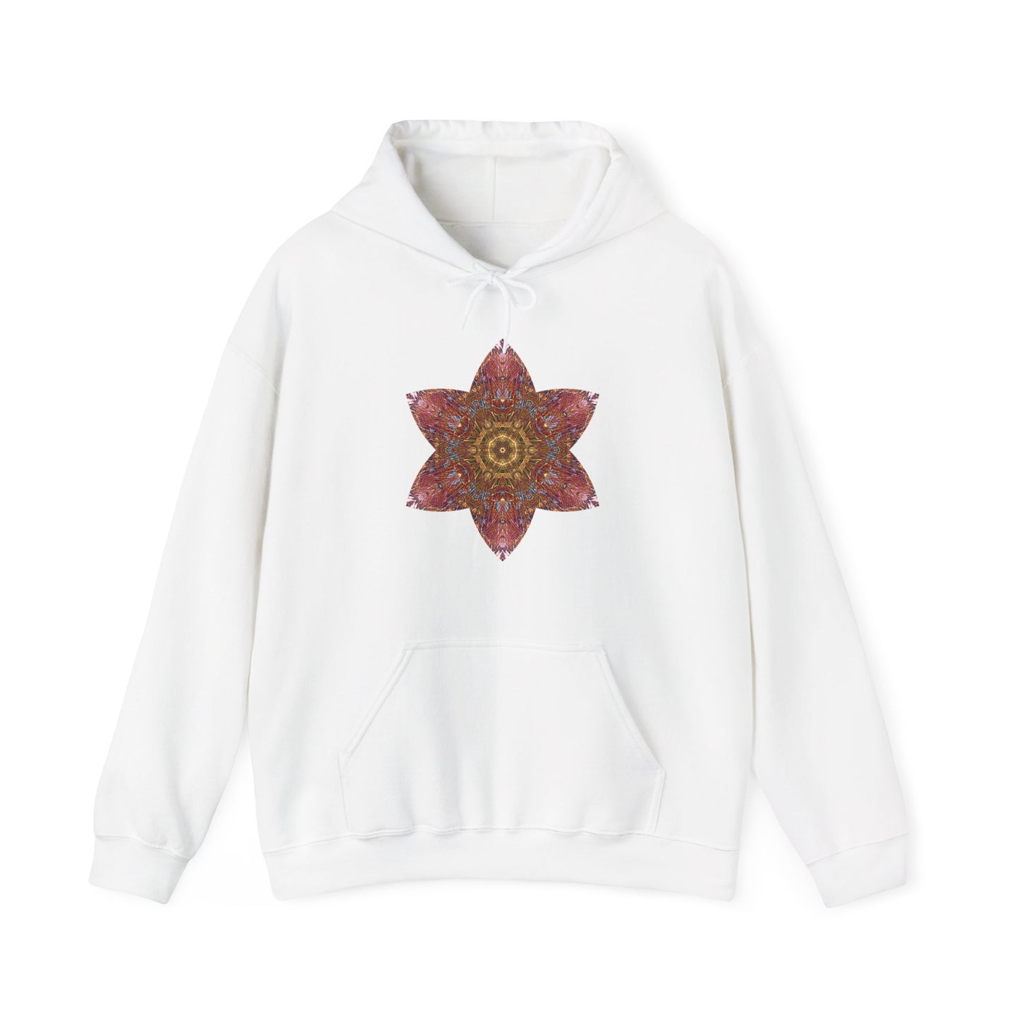 Unisex Heavy Blend™ Hooded Sweatshirt - Starflower Mandalas No.3