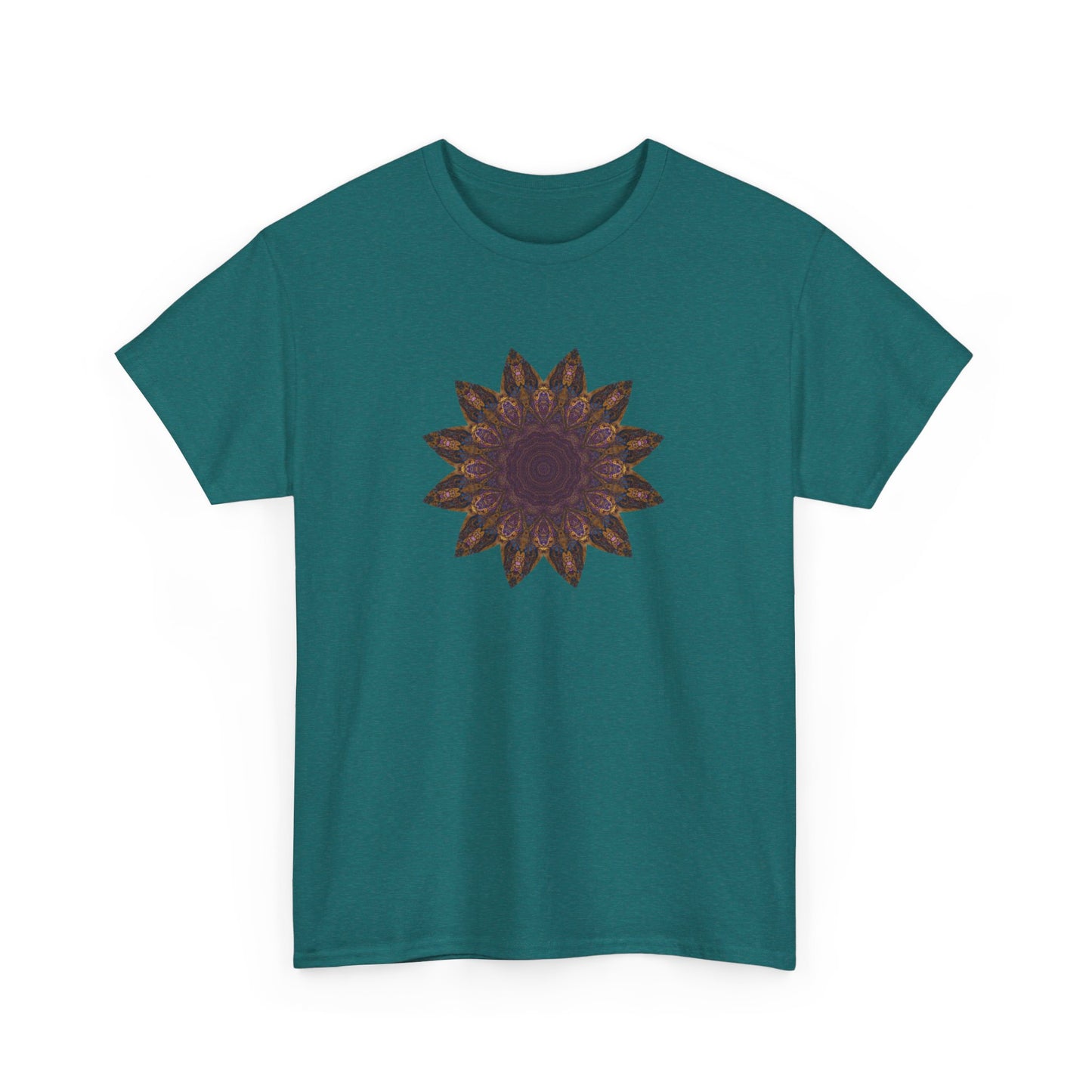 Unisex Heavy Cotton Tee - Love Light Mandalas No.1