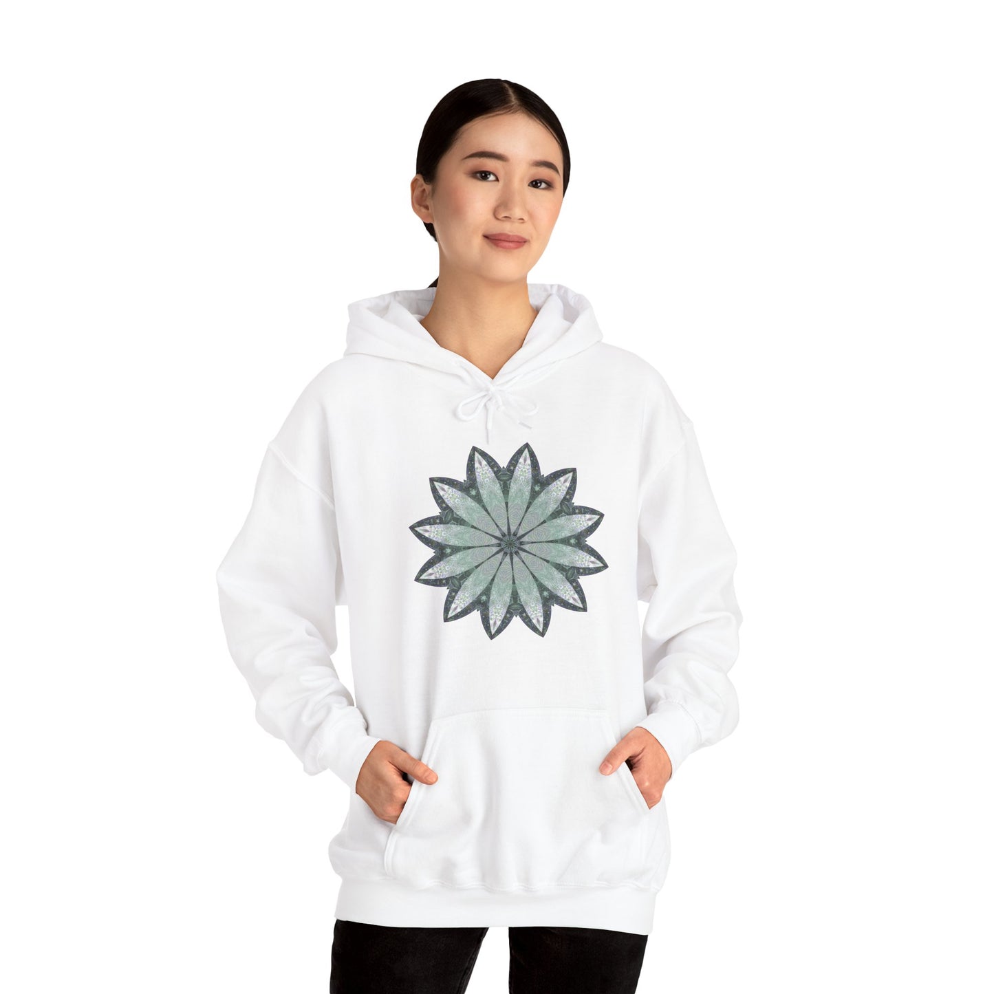 Unisex Heavy Blend™ Hooded Sweatshirt - Love Light Mandalas No.22