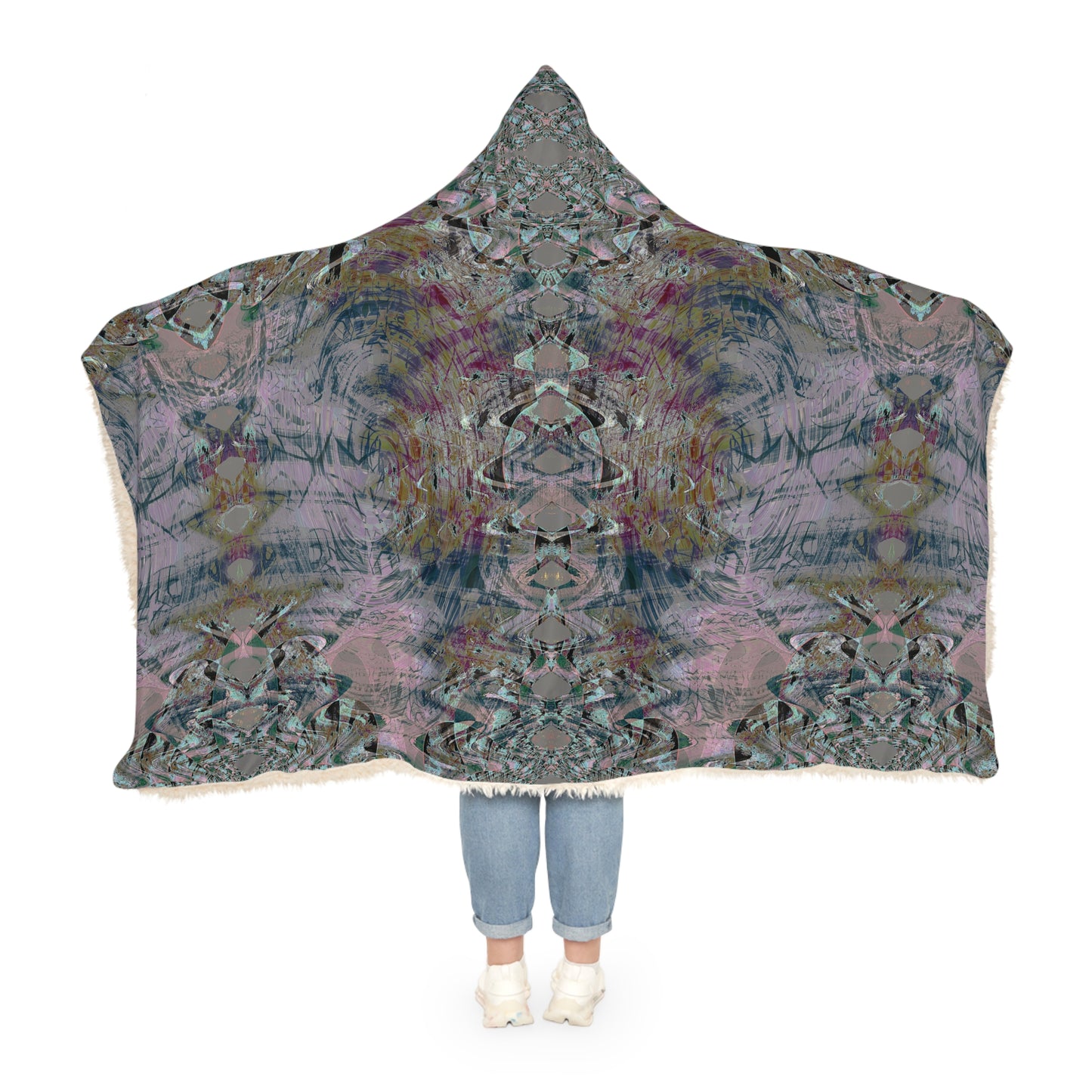 Snuggle Blanket - Love Light Fractals No.5