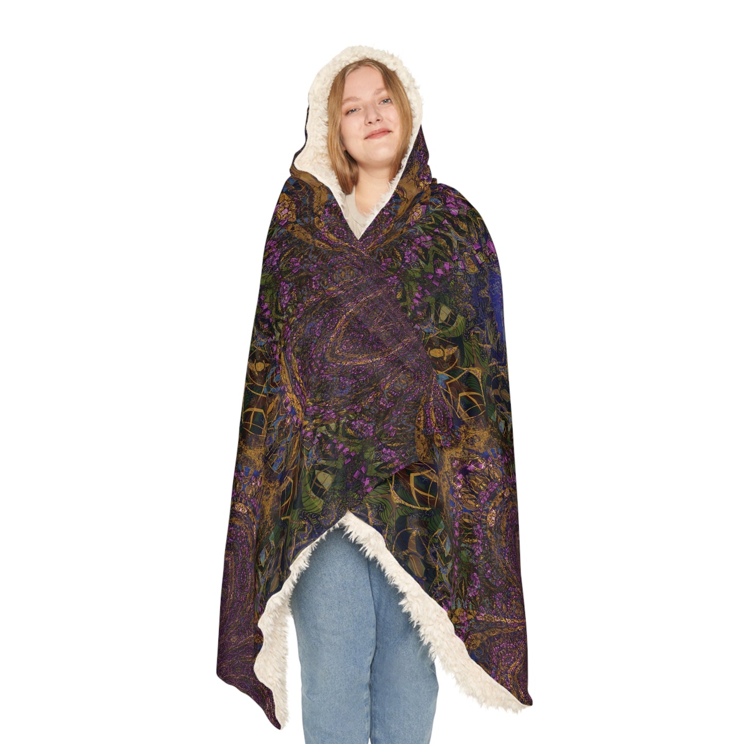 Snuggle Blanket - Love Light Fractals No.10