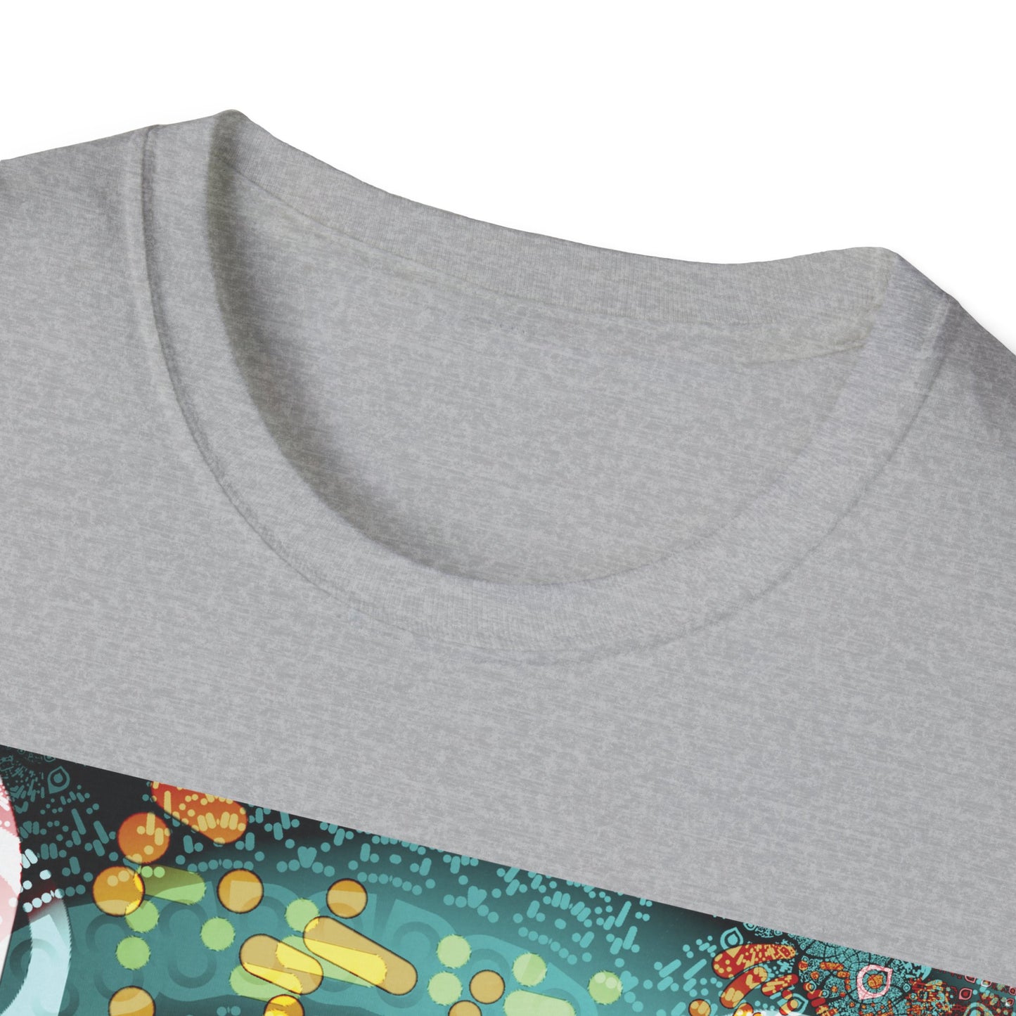 Unisex Softstyle T-Shirt - Psychedelic QR No.1