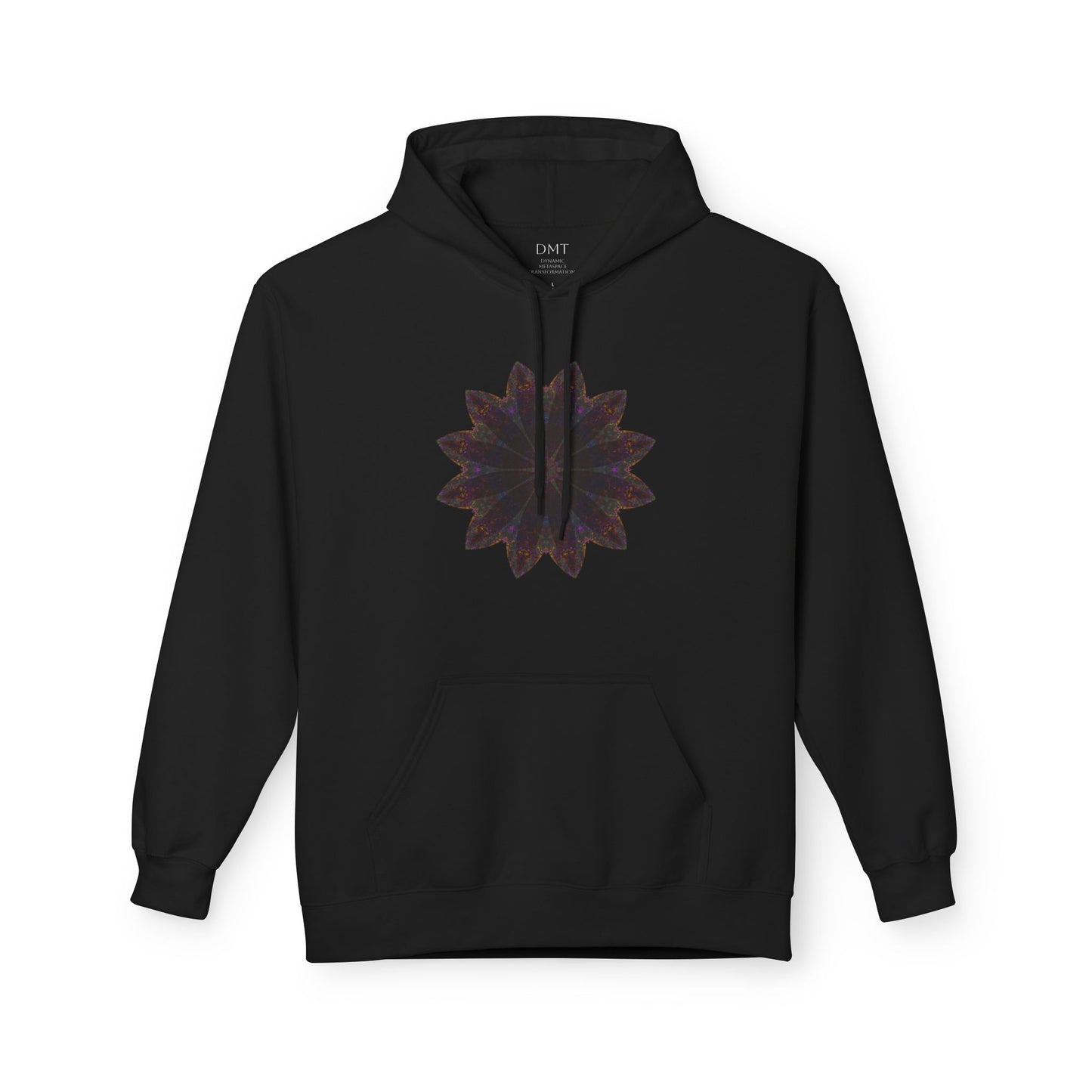 Unisex Midweight Softstyle Fleece Hoodie - Love Light Mandalas No.10