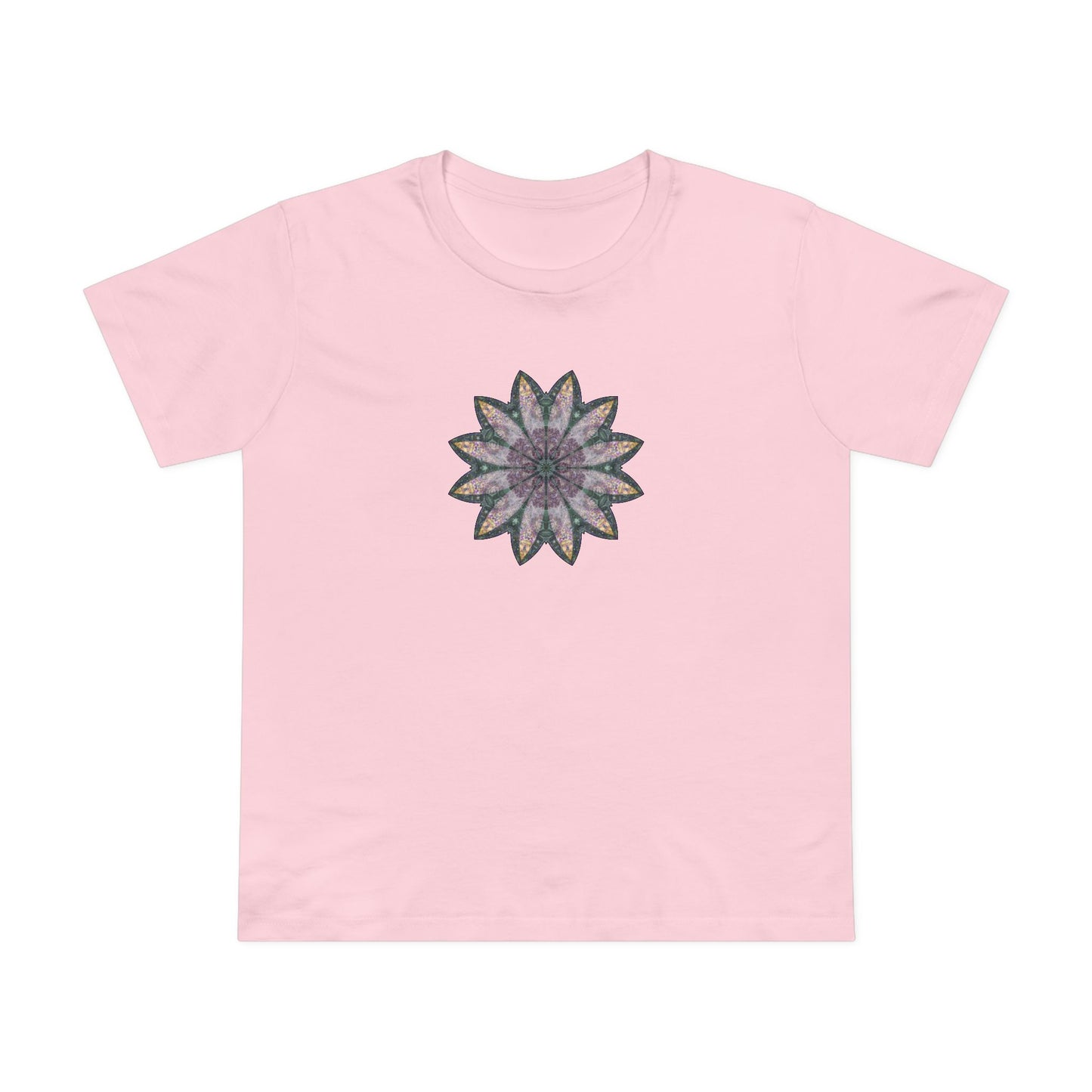 Women’s Maple Tee - Love Light Mandalas No.21