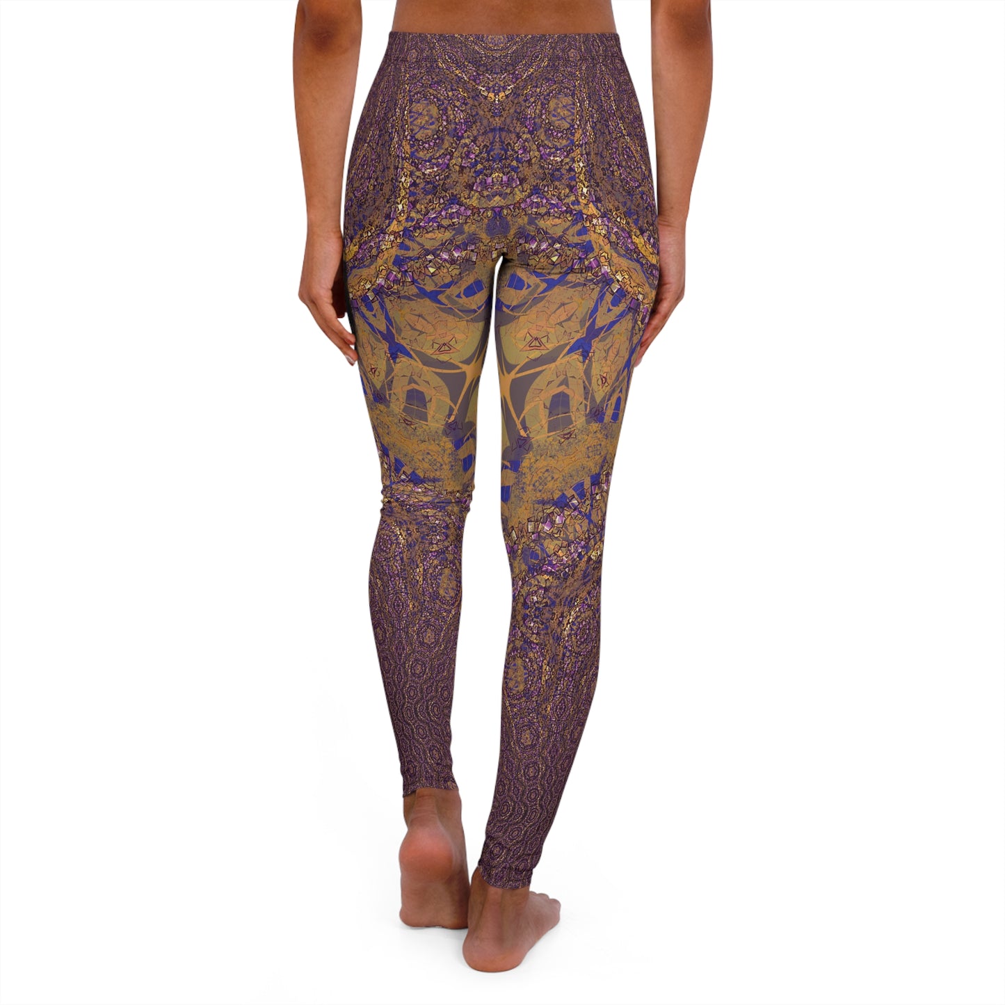 Spandex Leggings - Love Light Fractals No.9b