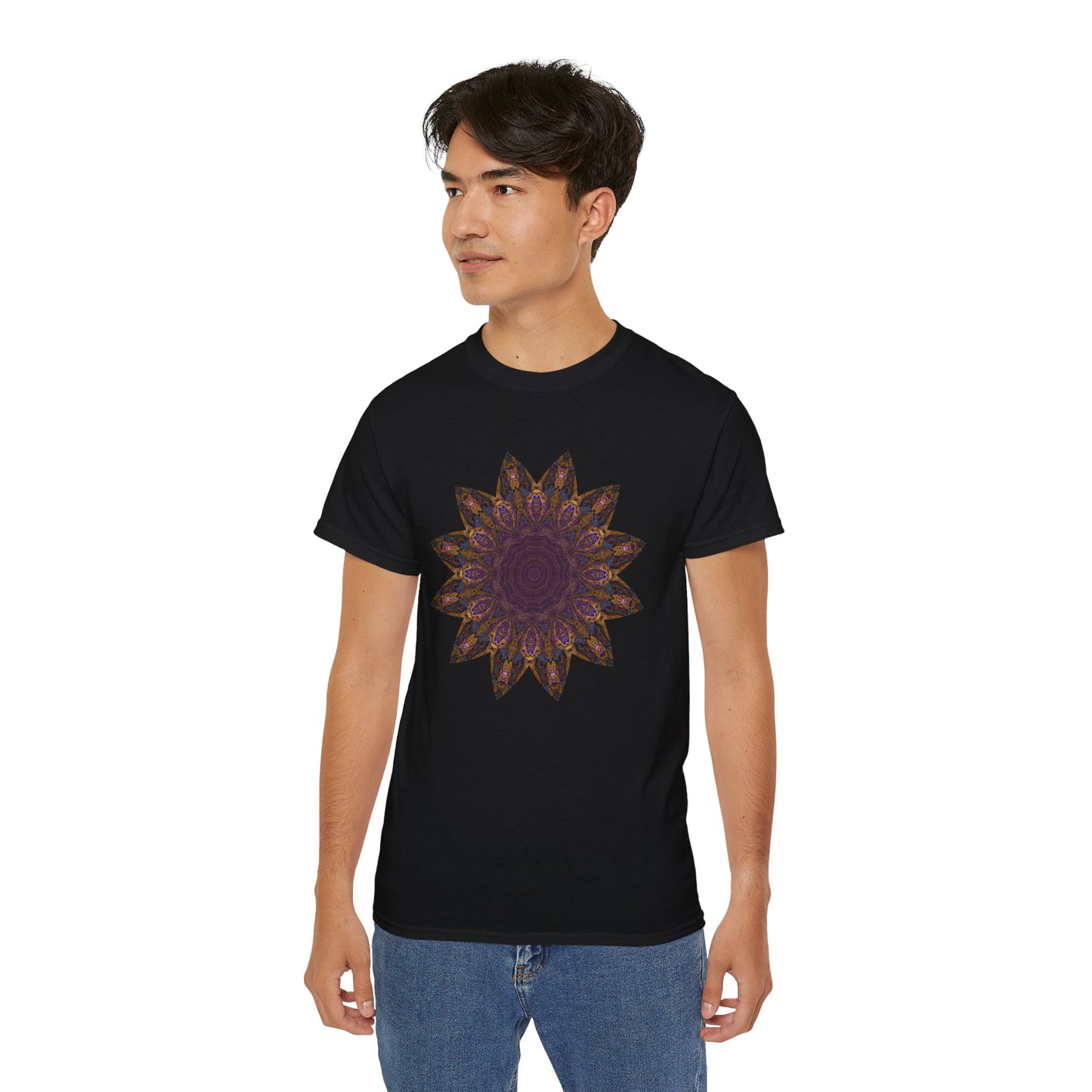 Unisex Ultra Cotton Tee - Love Light Mandalas No.1