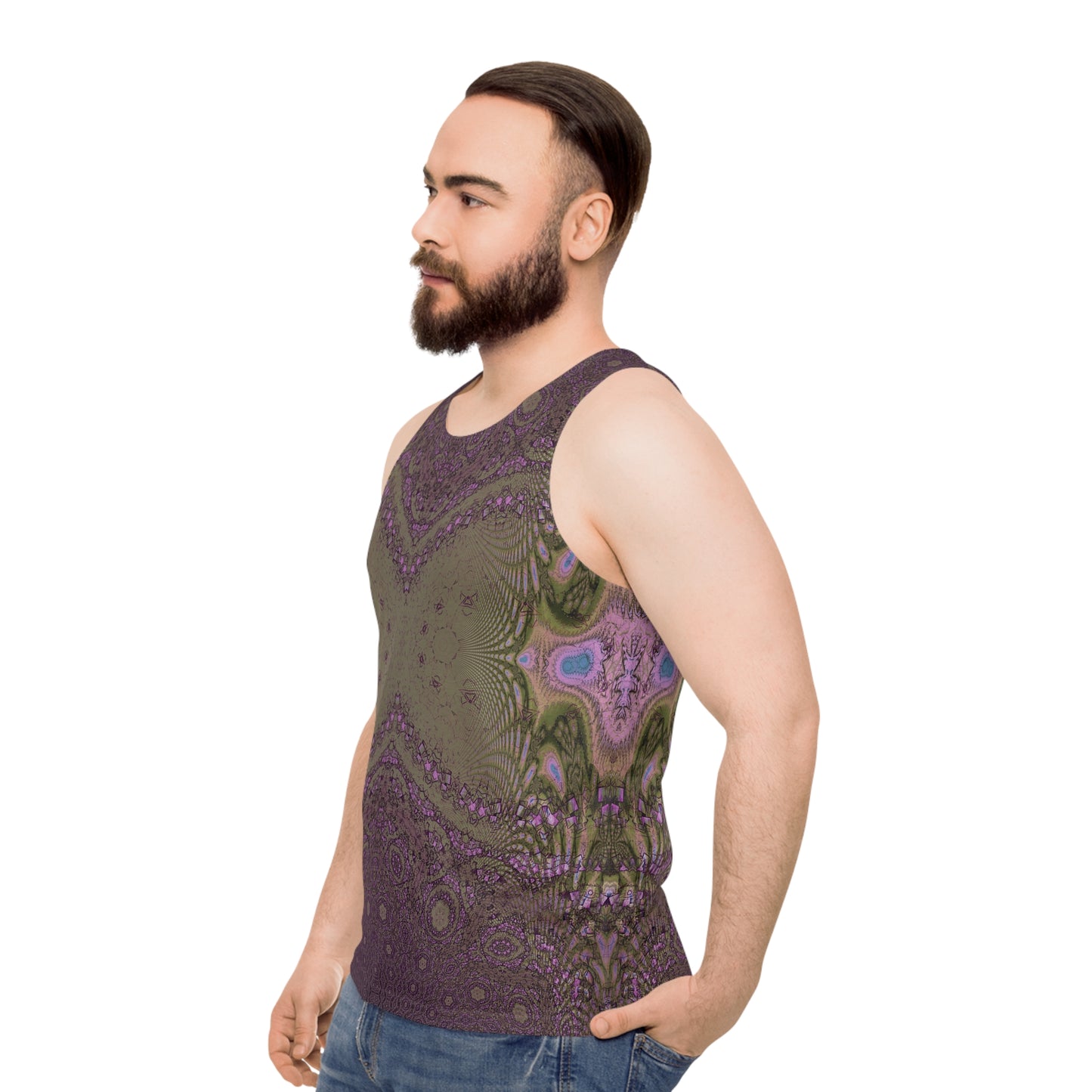 Unisex Tank Top - Love Light Fractals No.11
