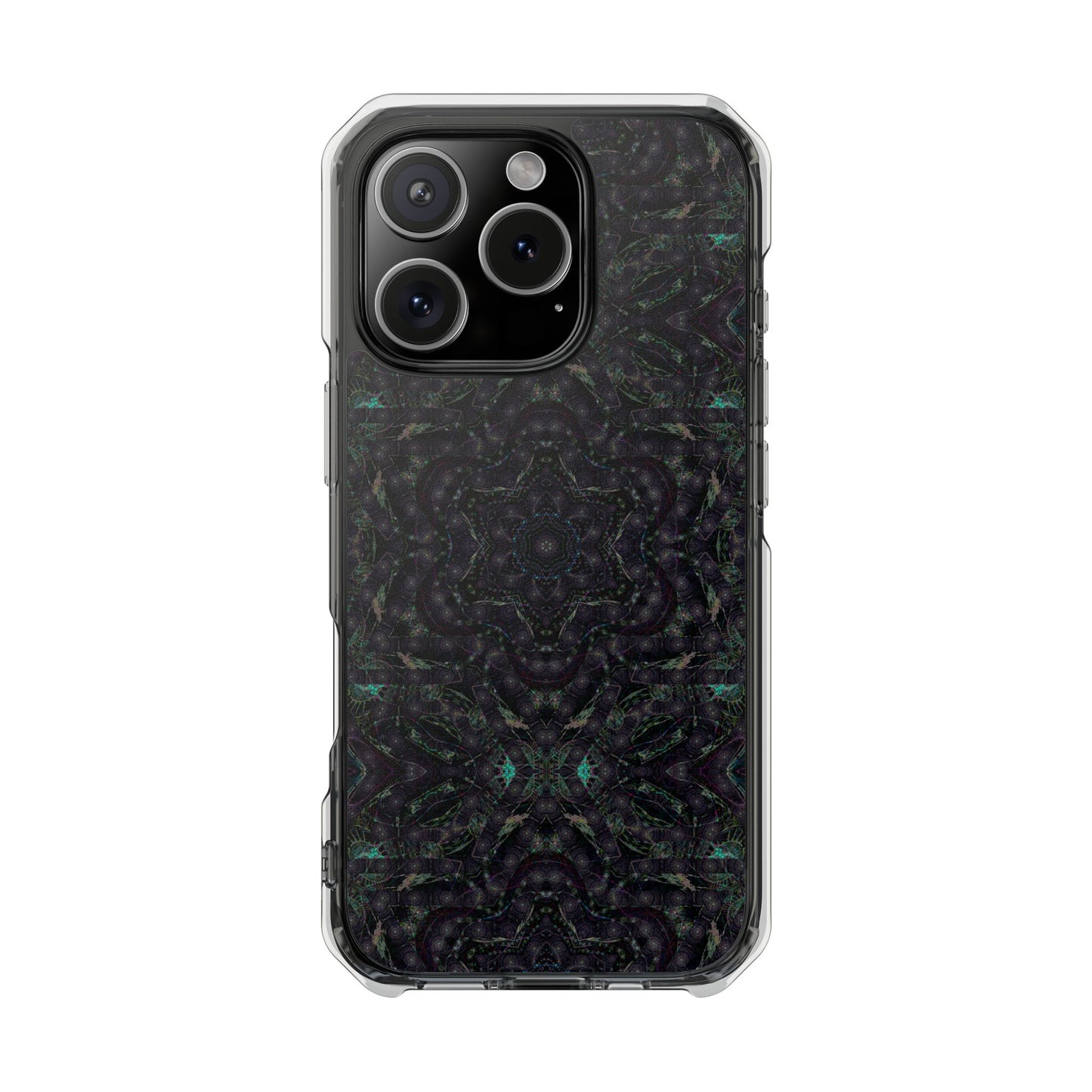 iPhone 16 Magnetic Clear Impact Case - P5 Kaleidoscopic No.31