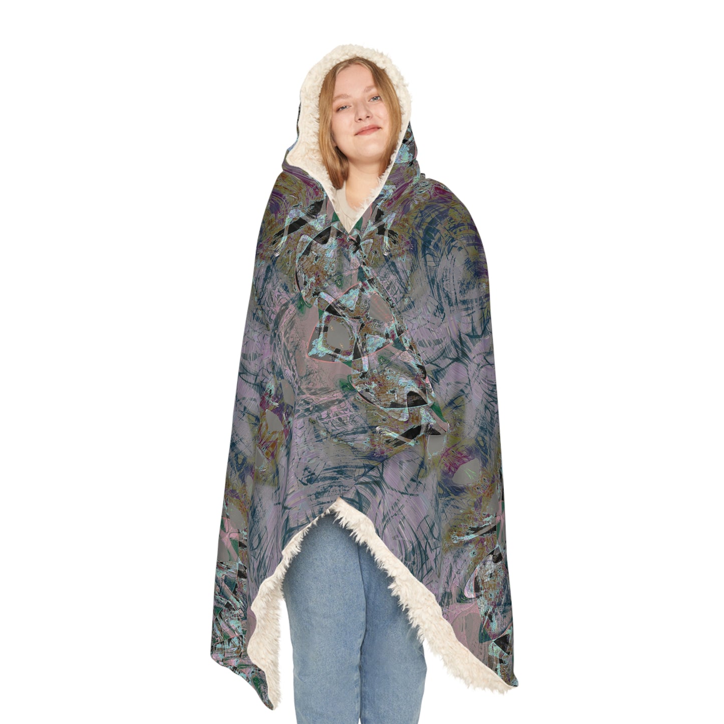 Snuggle Blanket - Love Light Fractals No.5