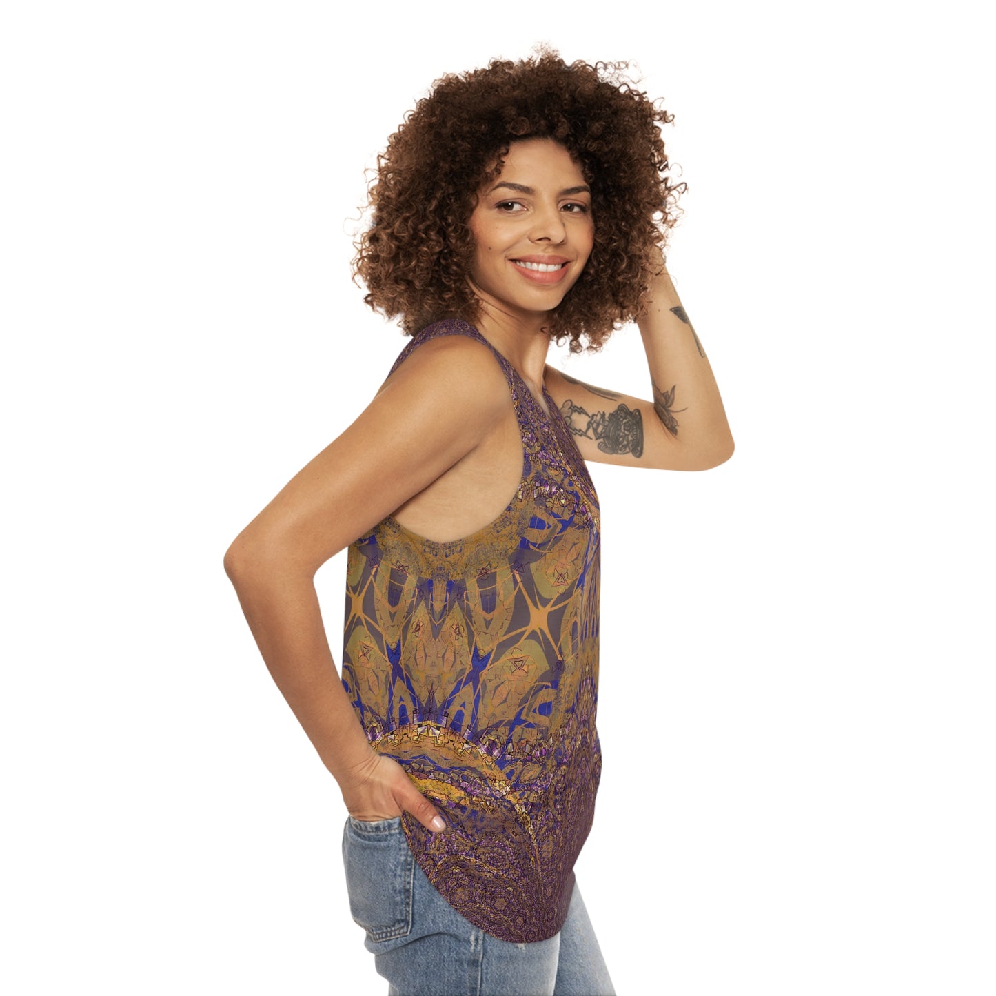 Unisex Tank Top - Love Light Fractals No.9