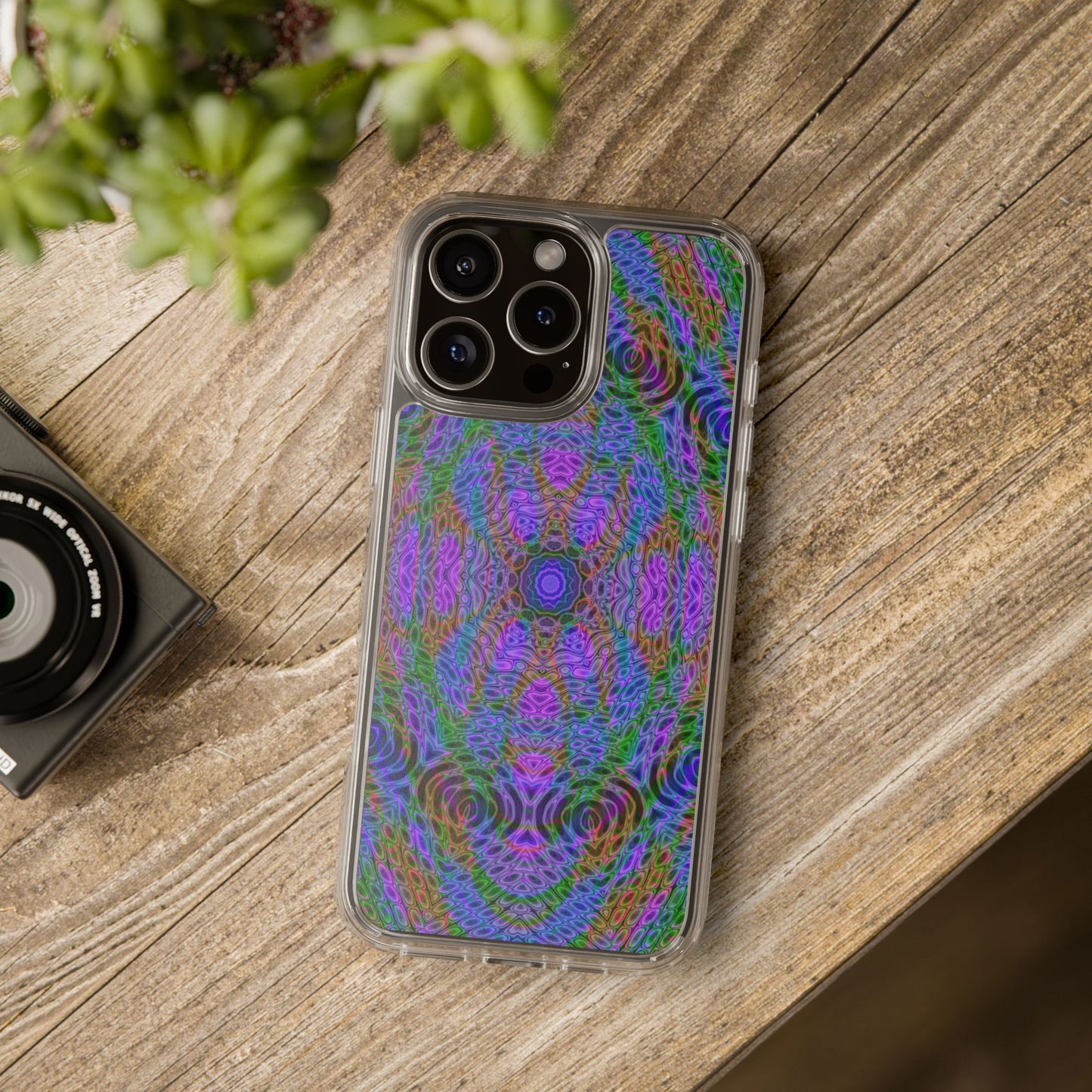 iPhone 16 Clear Case – DMT Seer No.21