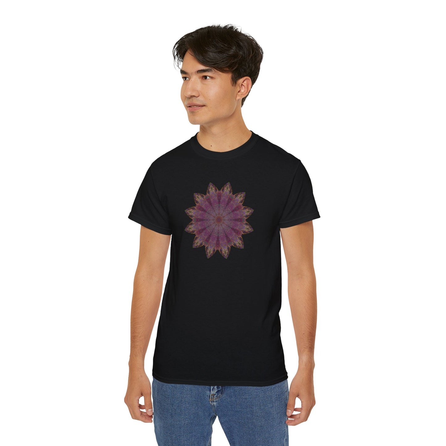 Unisex Ultra Cotton Tee - Love Light Mandalas No.6