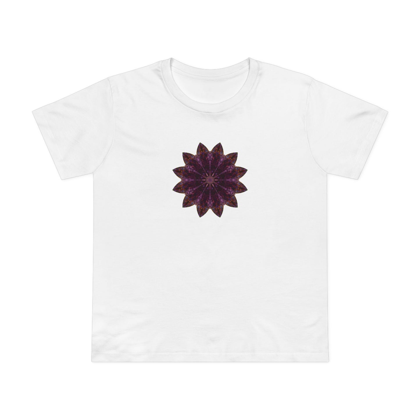 Women’s Maple Tee - Love Light Mandalas No.15