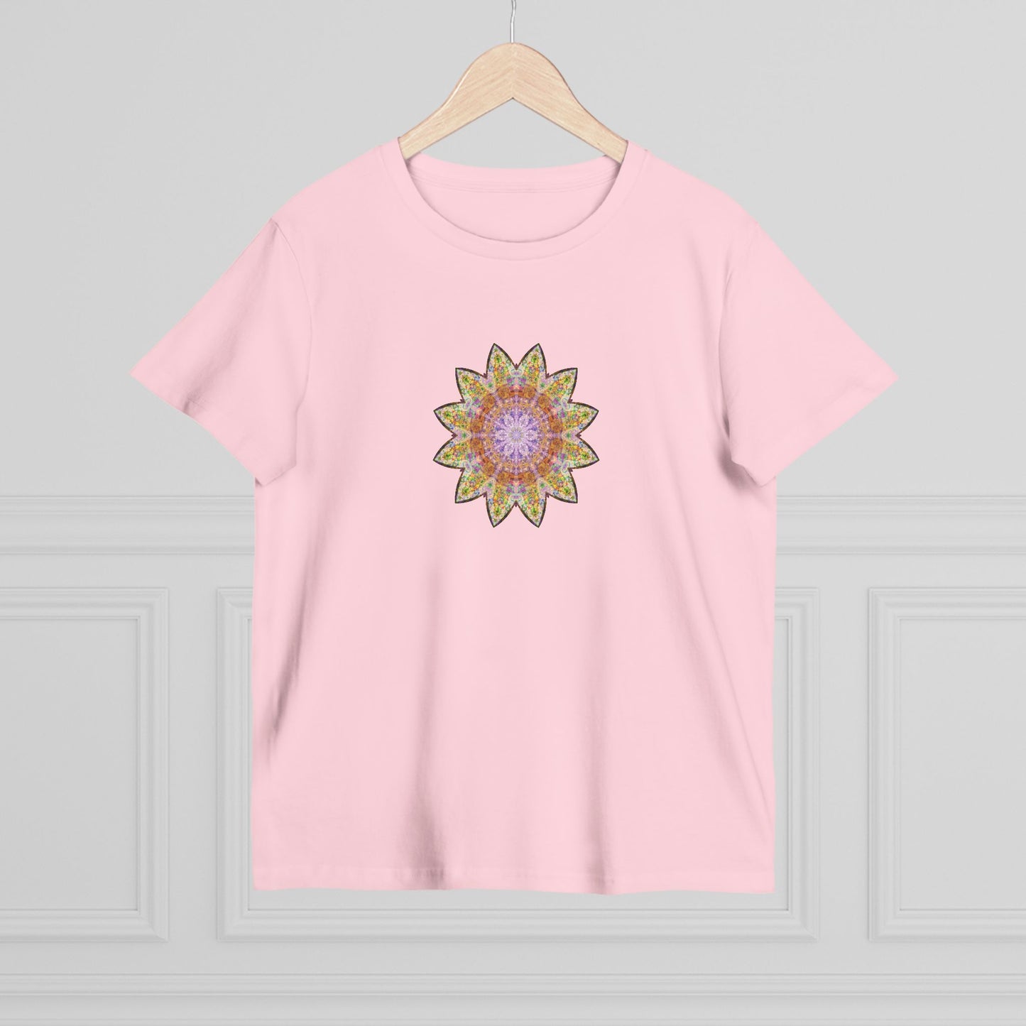 Women’s Maple Tee - Love Light Mandalas No.14