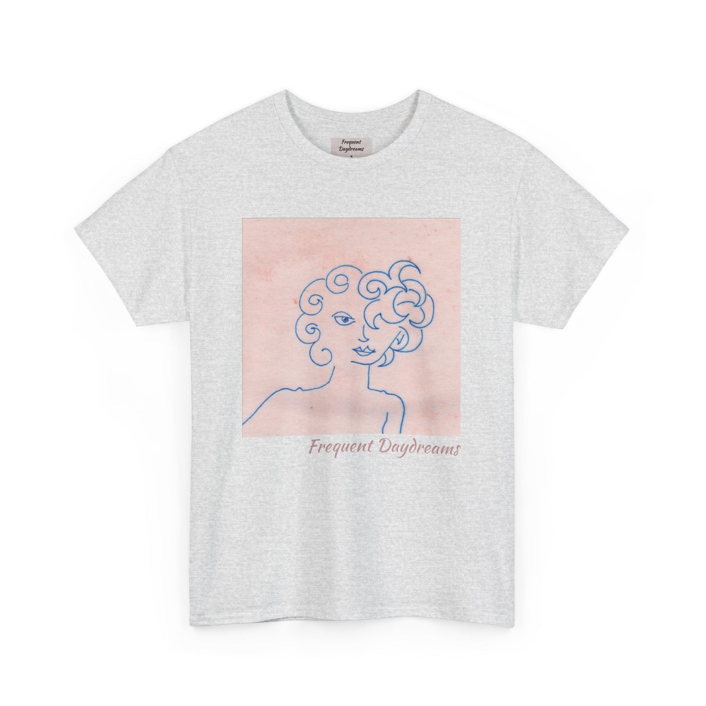 Unisex Heavy Cotton Tee - Frequent Daydreams Sketch No.47