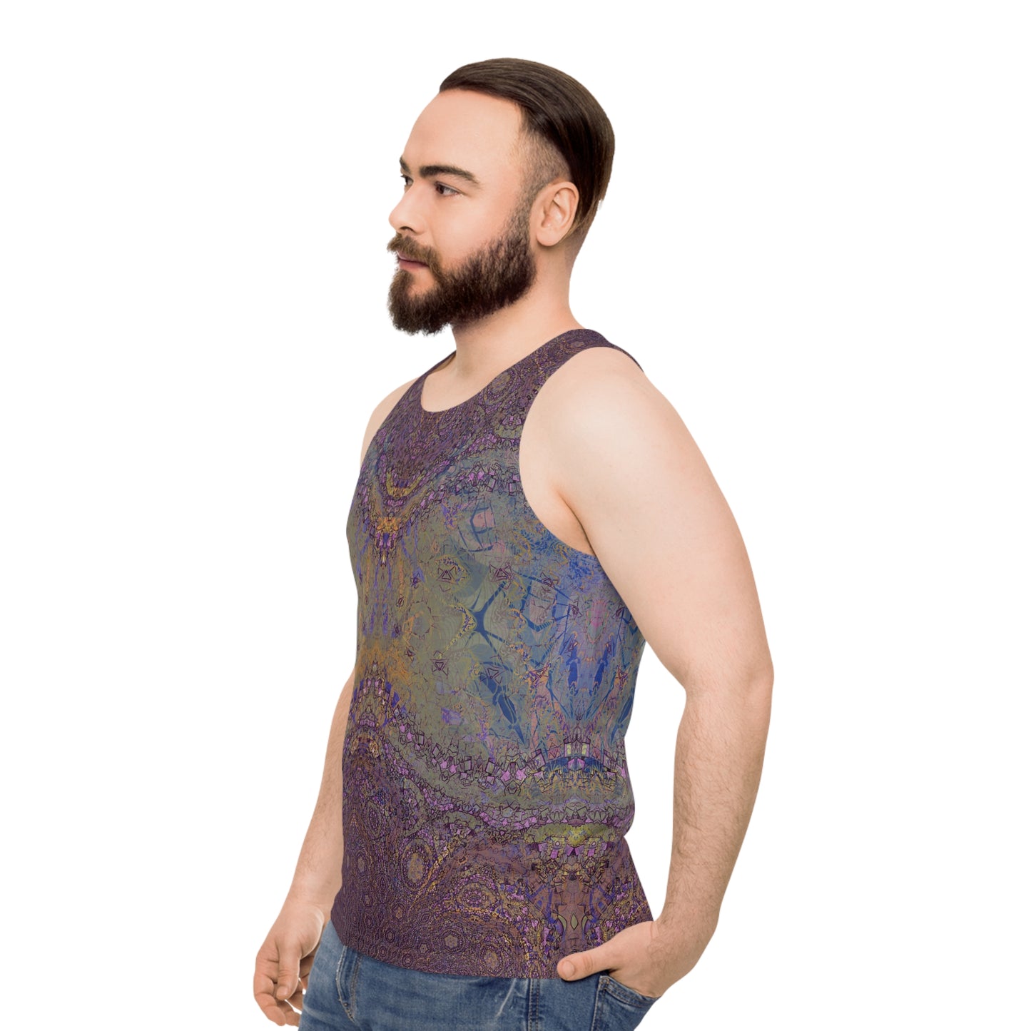 Unisex Tank Top - Love Light Fractals No.12