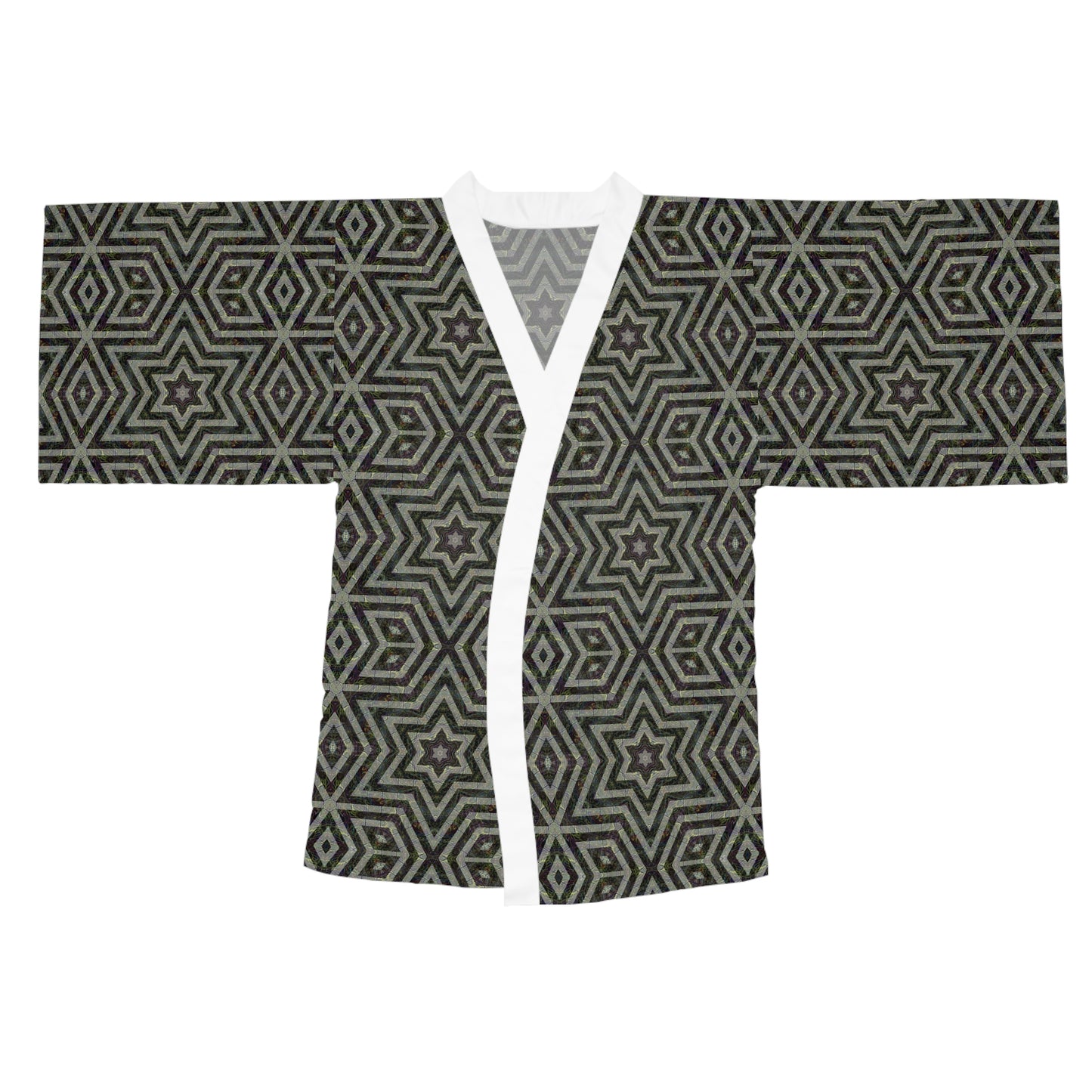 Long Sleeve Kimono Robe - P5 Kaleidoscopic No.11