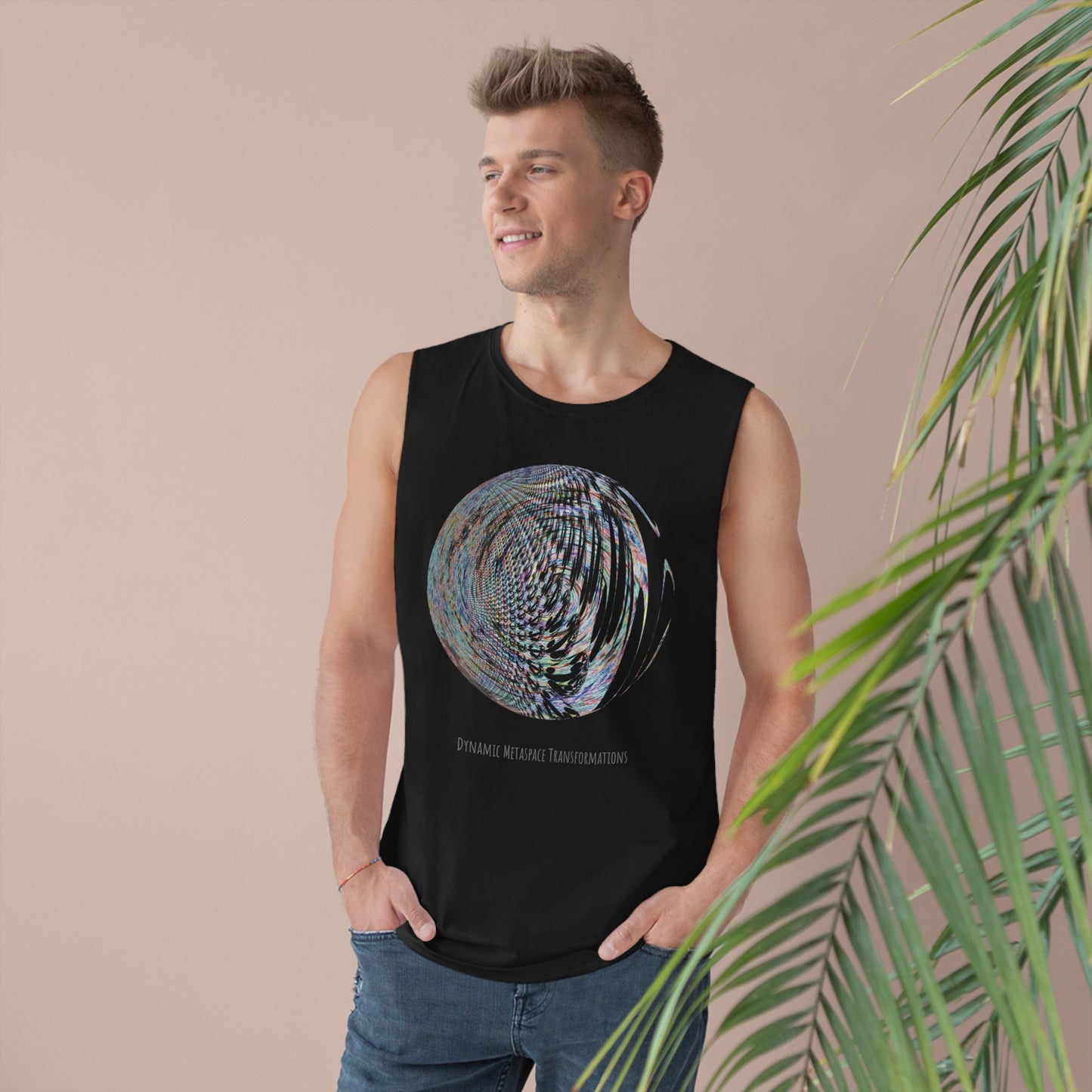 Unisex Barnard Tank - Fractal Moon No.2