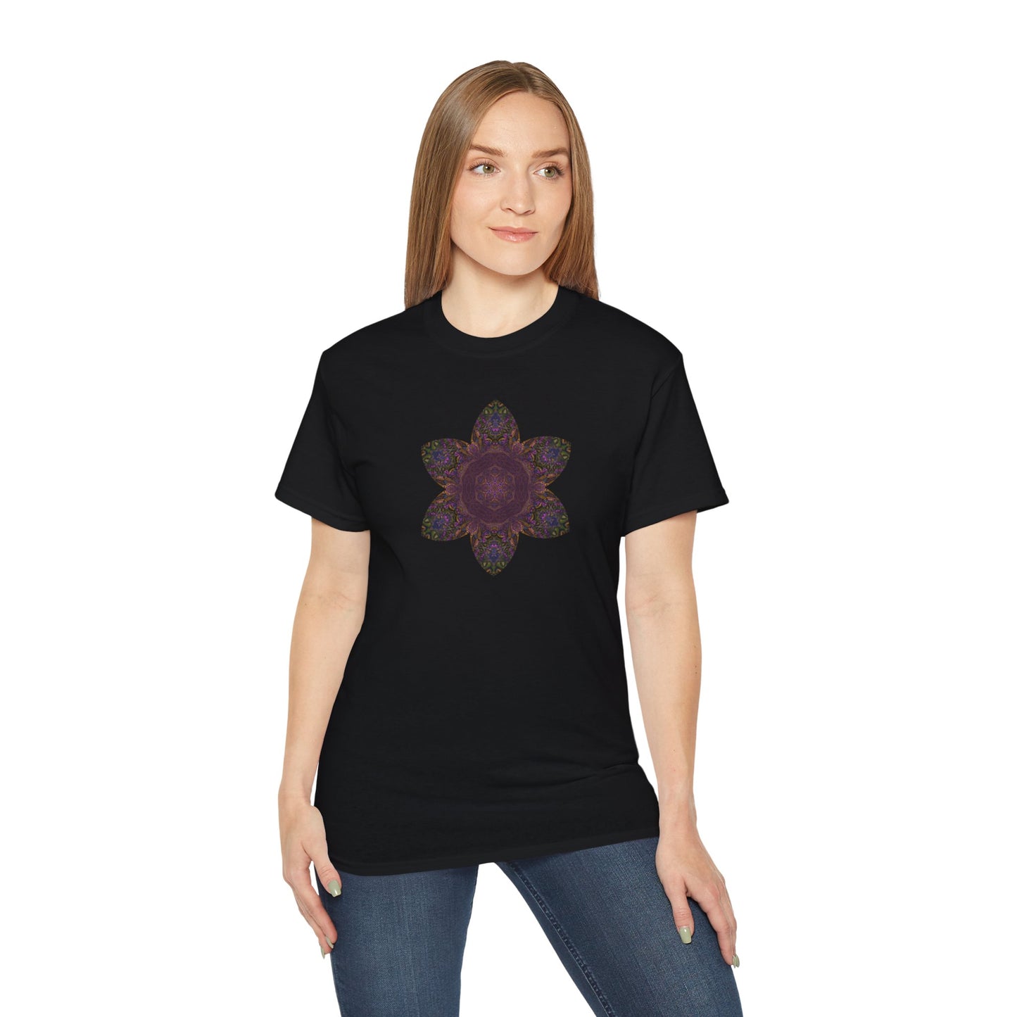 Unisex Ultra Cotton Tee - Love Light Mandalas No.3