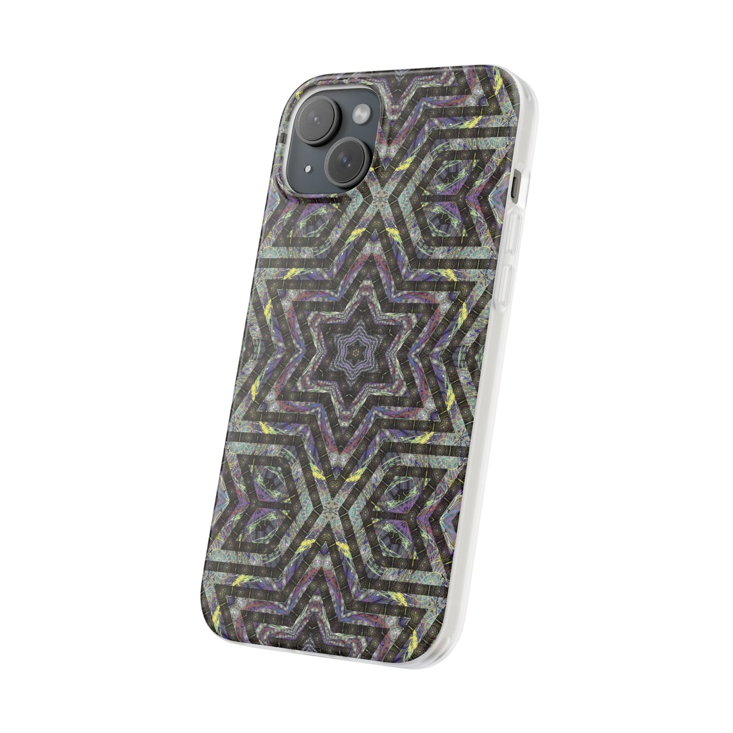 iPhone 15 Flexi Case - P5 Kaleidoscopic No.1