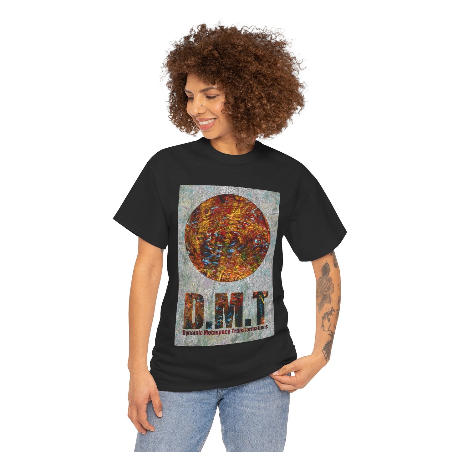 Unisex Heavy Cotton Tee - DMT Spheres No.1