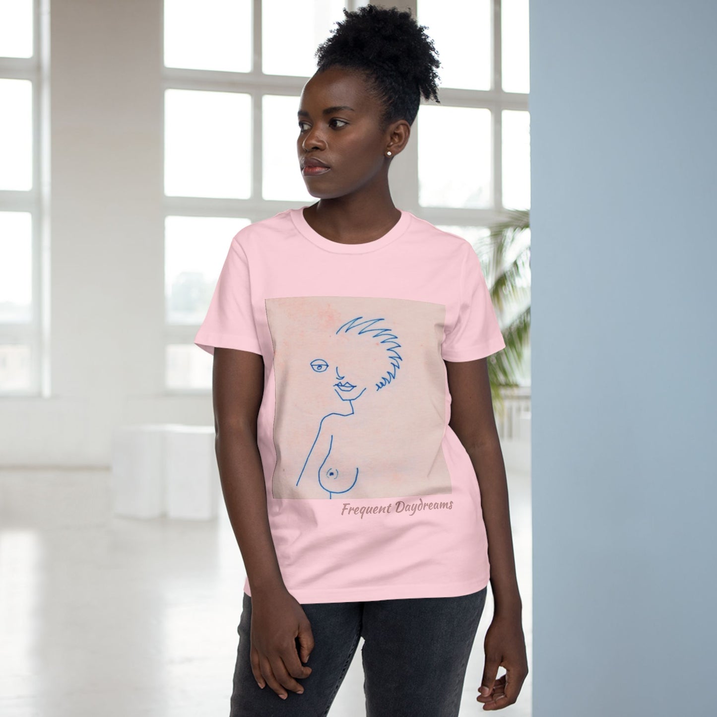 Women’s Maple Tee - Frequent Daydreams Sketch No.46