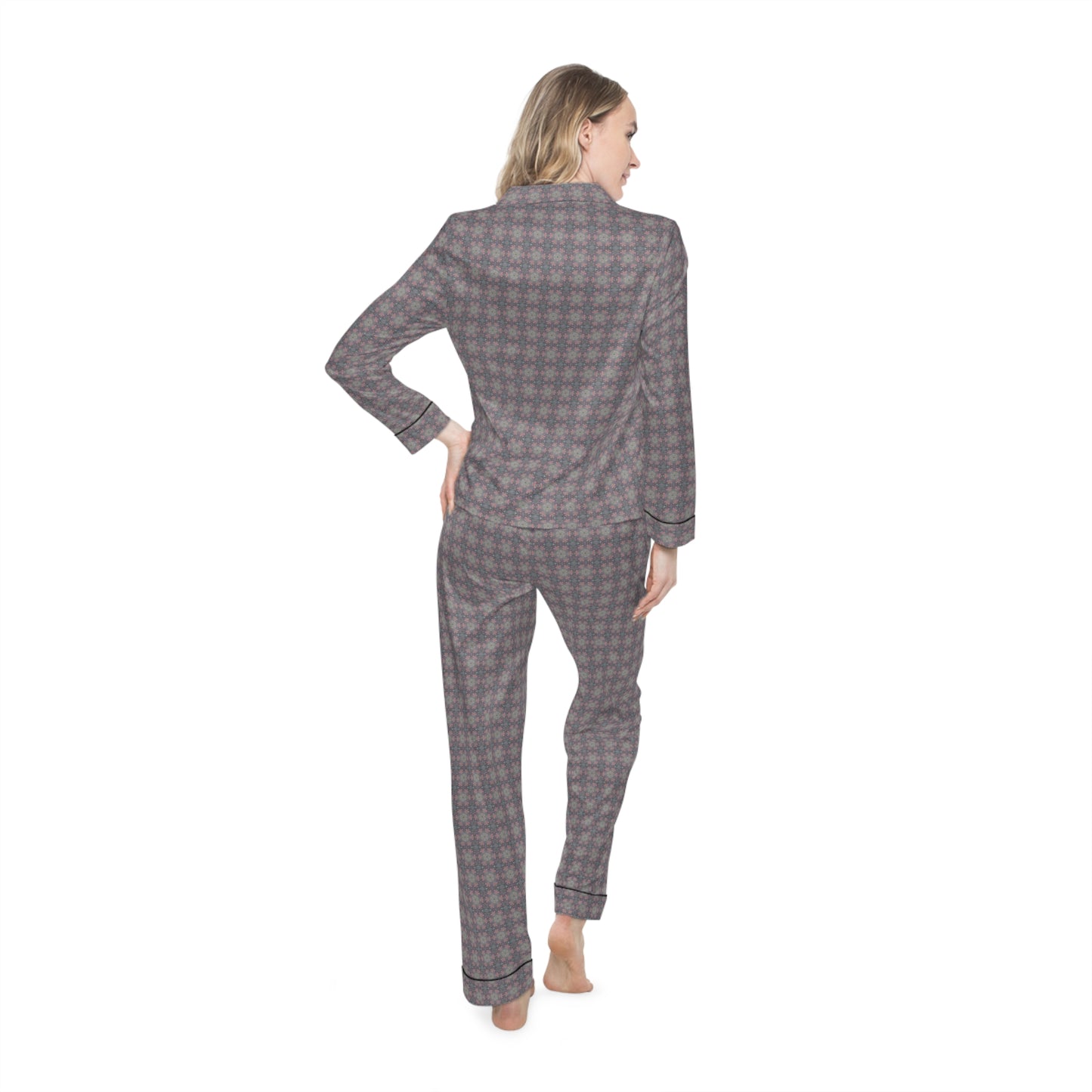 Women's Satin Pajamas - DK Series No.9