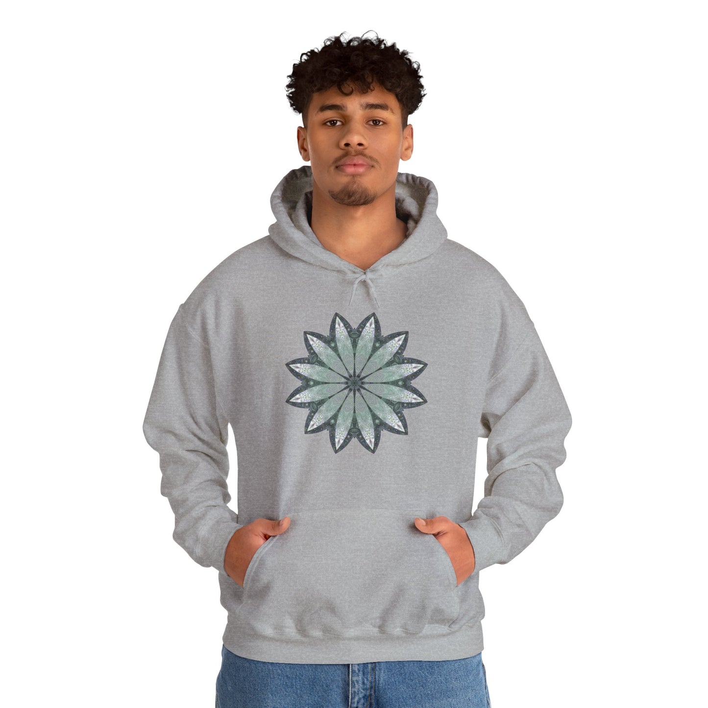 Unisex Heavy Blend™ Hooded Sweatshirt - Love Light Mandalas No.22