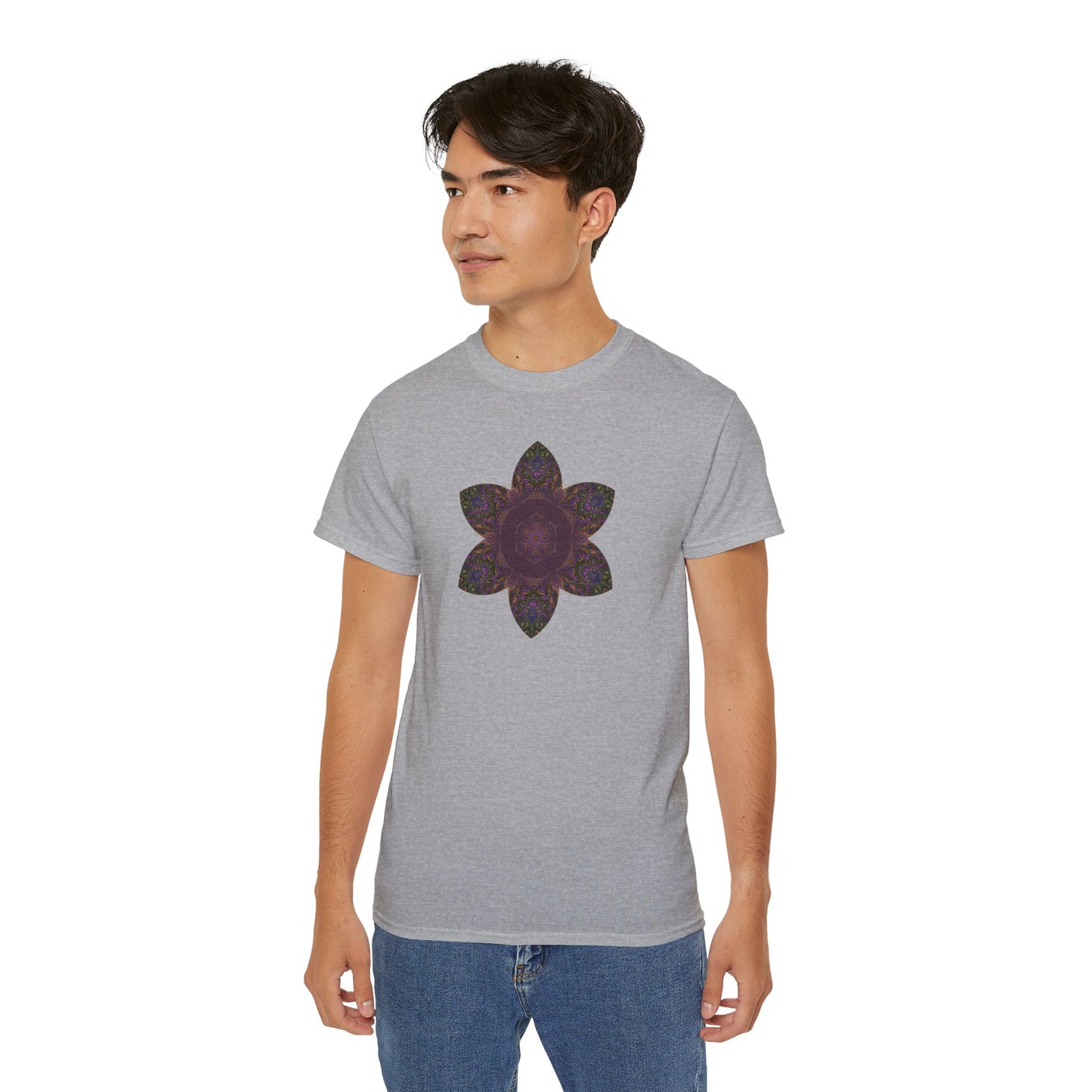 Unisex Ultra Cotton Tee - Love Light Mandalas No.3
