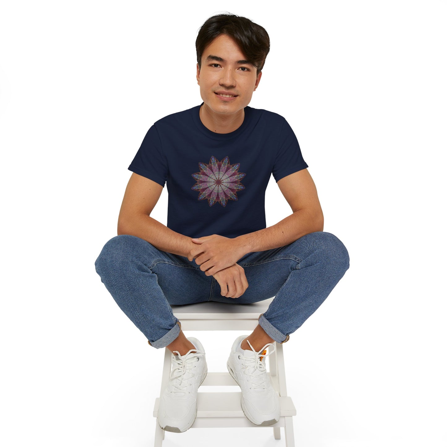 Unisex Ultra Cotton Tee - Love Light Mandalas No.9