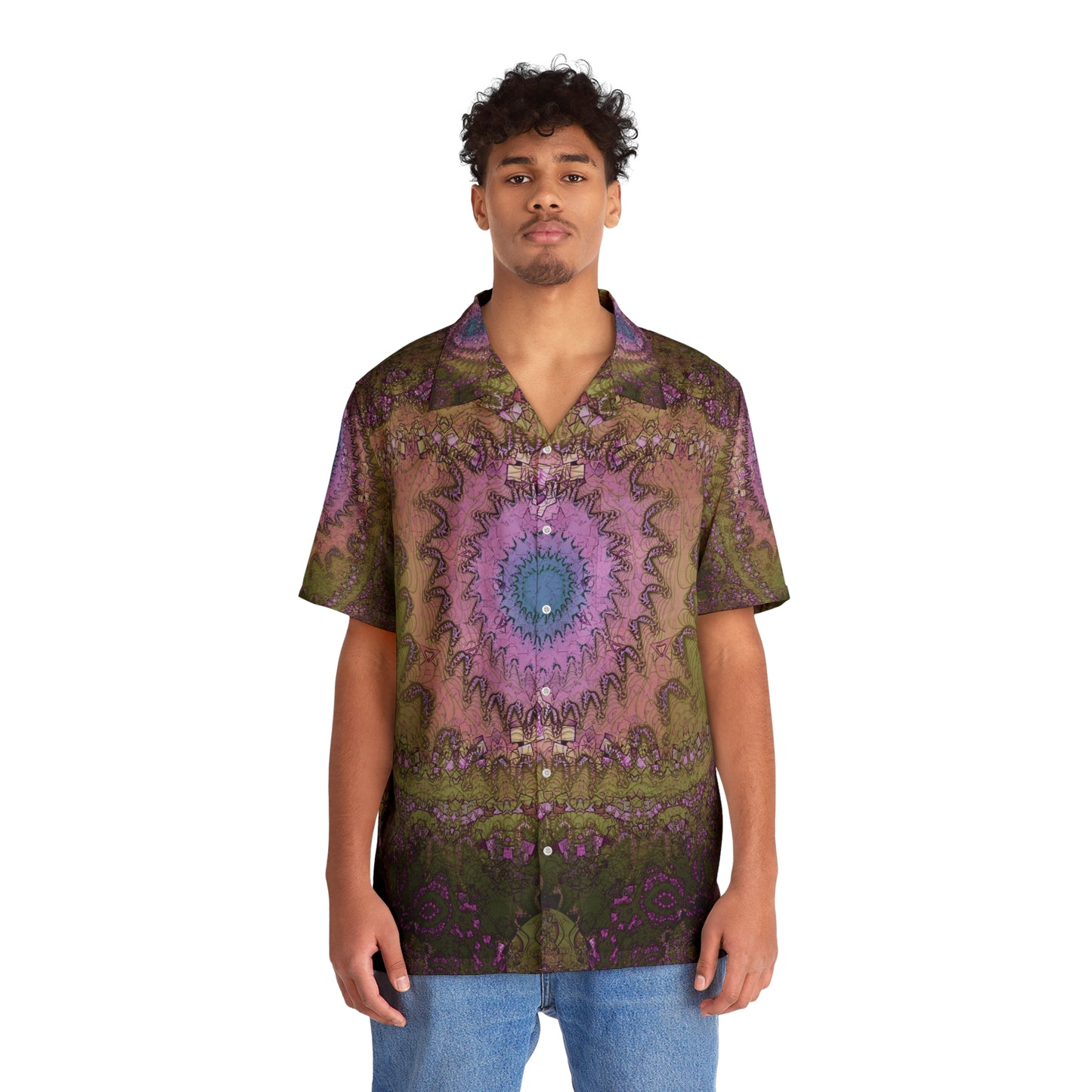 Hawaiian Shirt - Love Light Fractals No.8