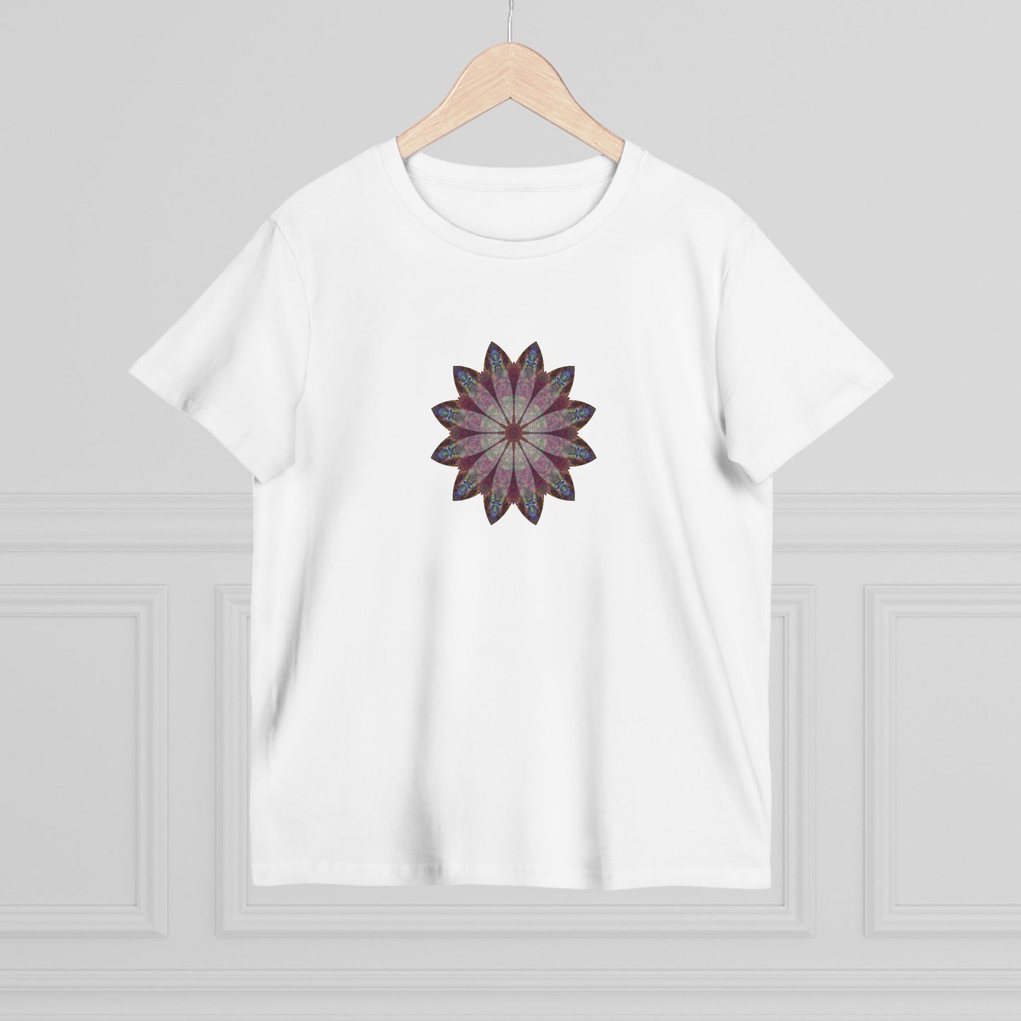 Women’s Maple Tee - Love Light Mandalas No.9