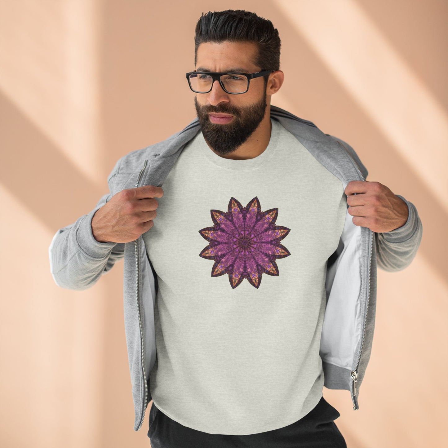 Unisex Crewneck Sweatshirt - Love Light Mandalas No.16