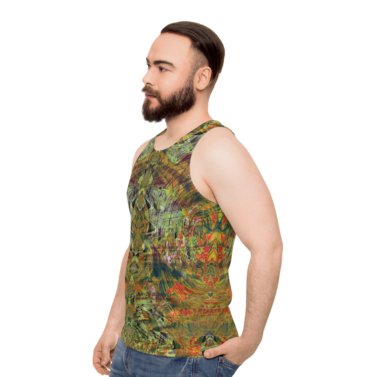 Unisex Tank Top - Love Light Fractals No.4
