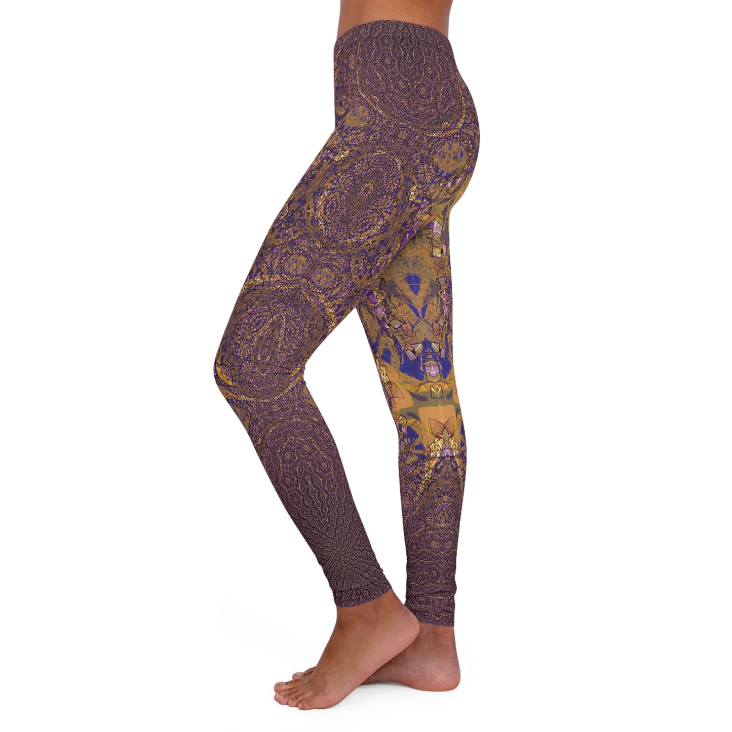 Spandex Leggings - Love Light Fractals No.9a