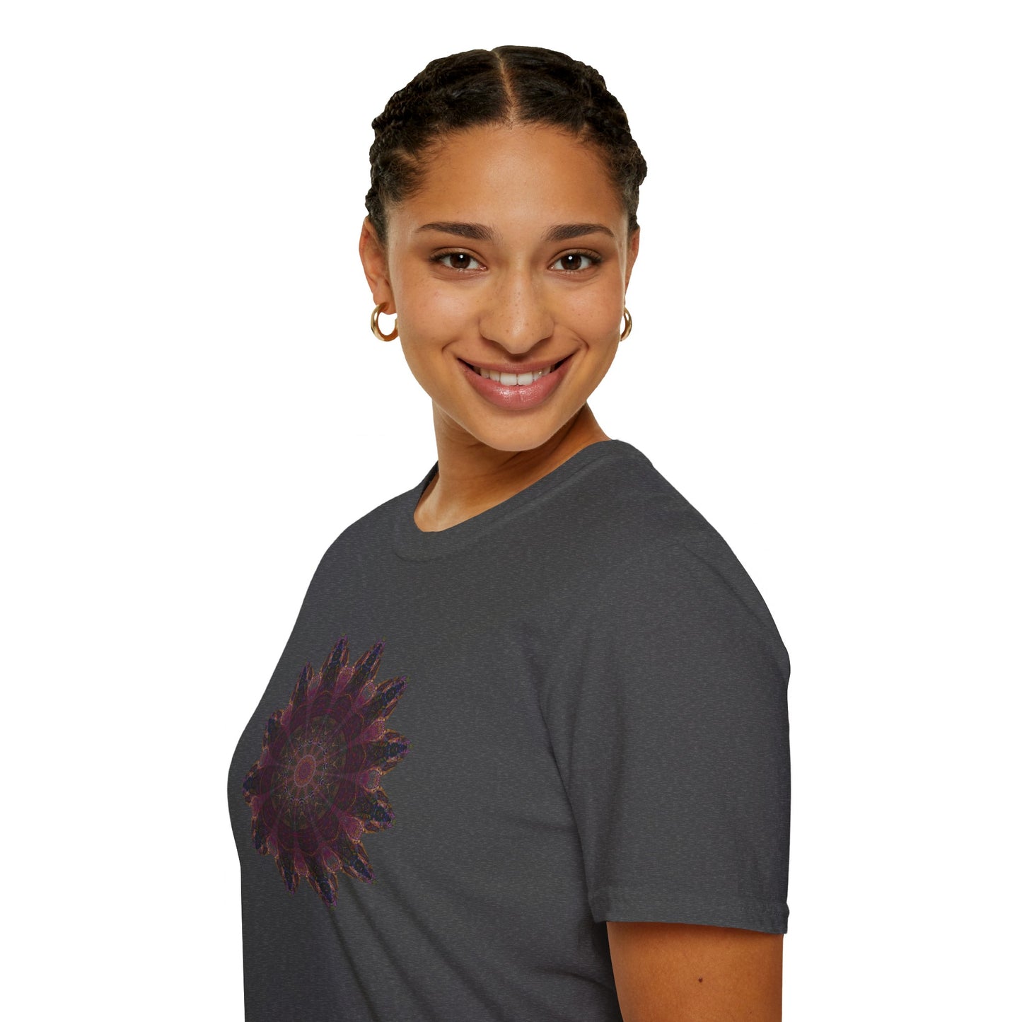 Unisex Softstyle T-Shirt - Love Light Mandalas No.8