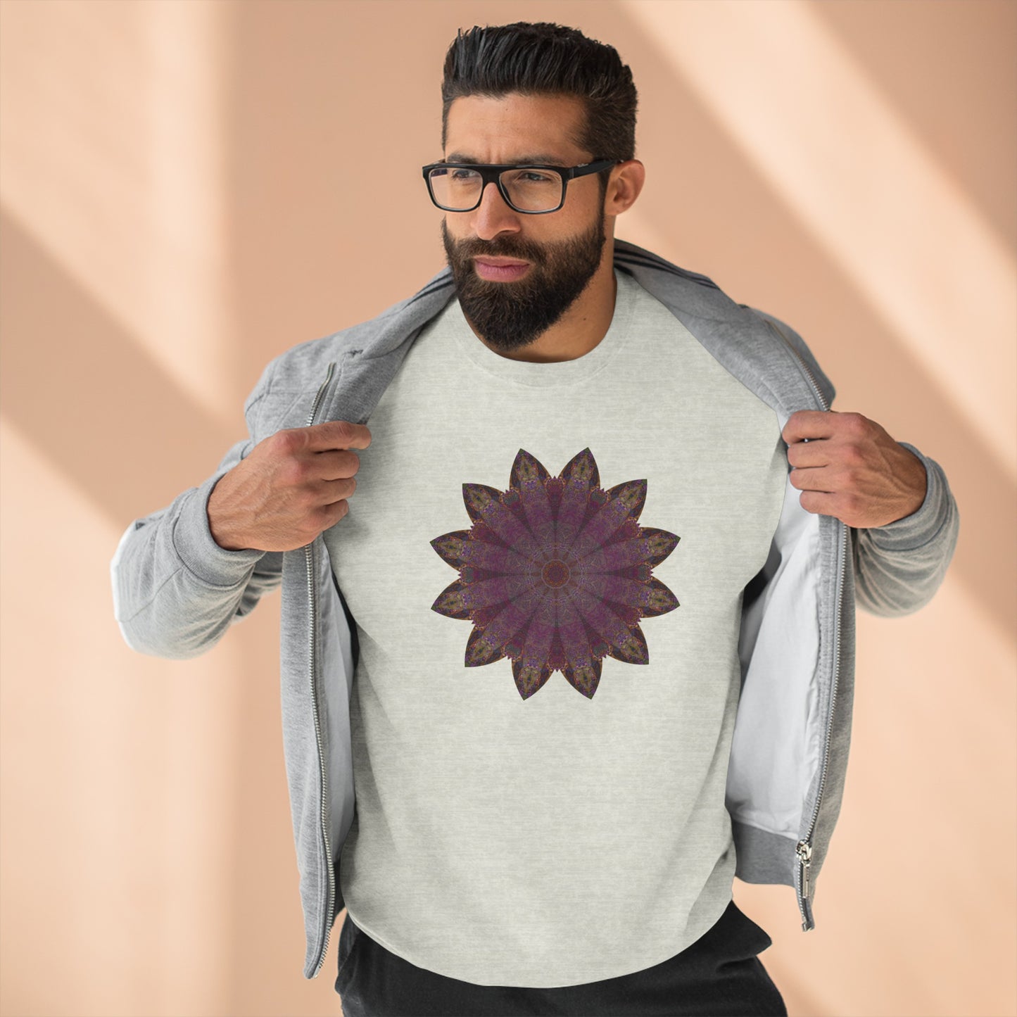 Unisex Crewneck Sweatshirt - Love Light Mandalas No.6