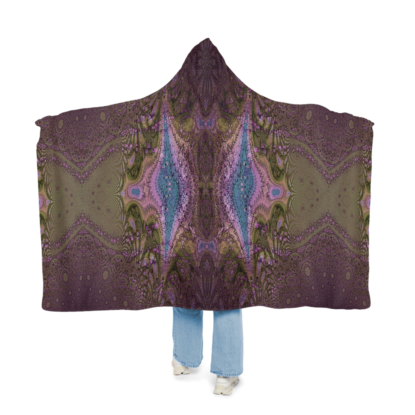 Snuggle Blanket - Love Light Fractals No.11