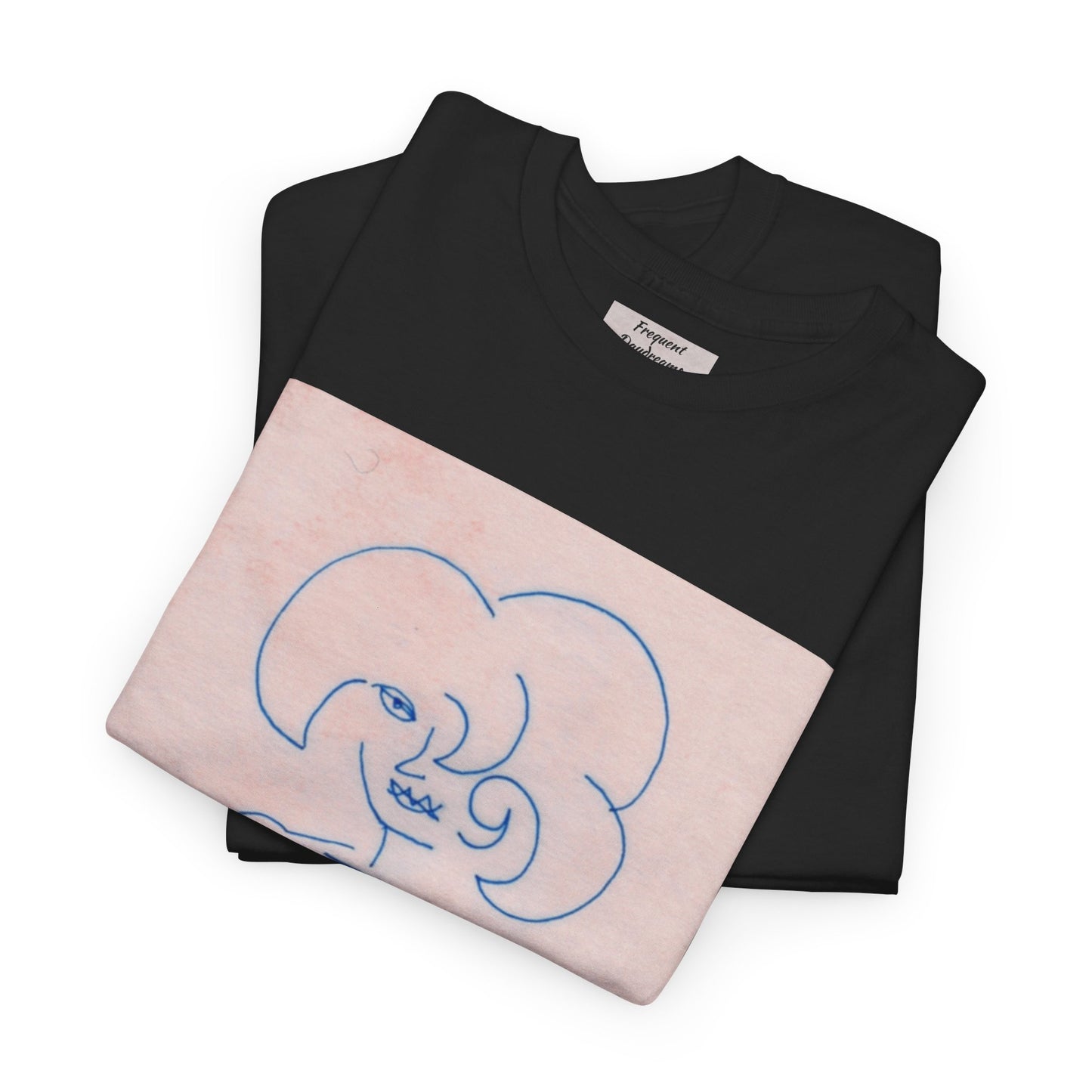 Unisex Heavy Cotton Tee - Frequent Daydreams Sketch No.45