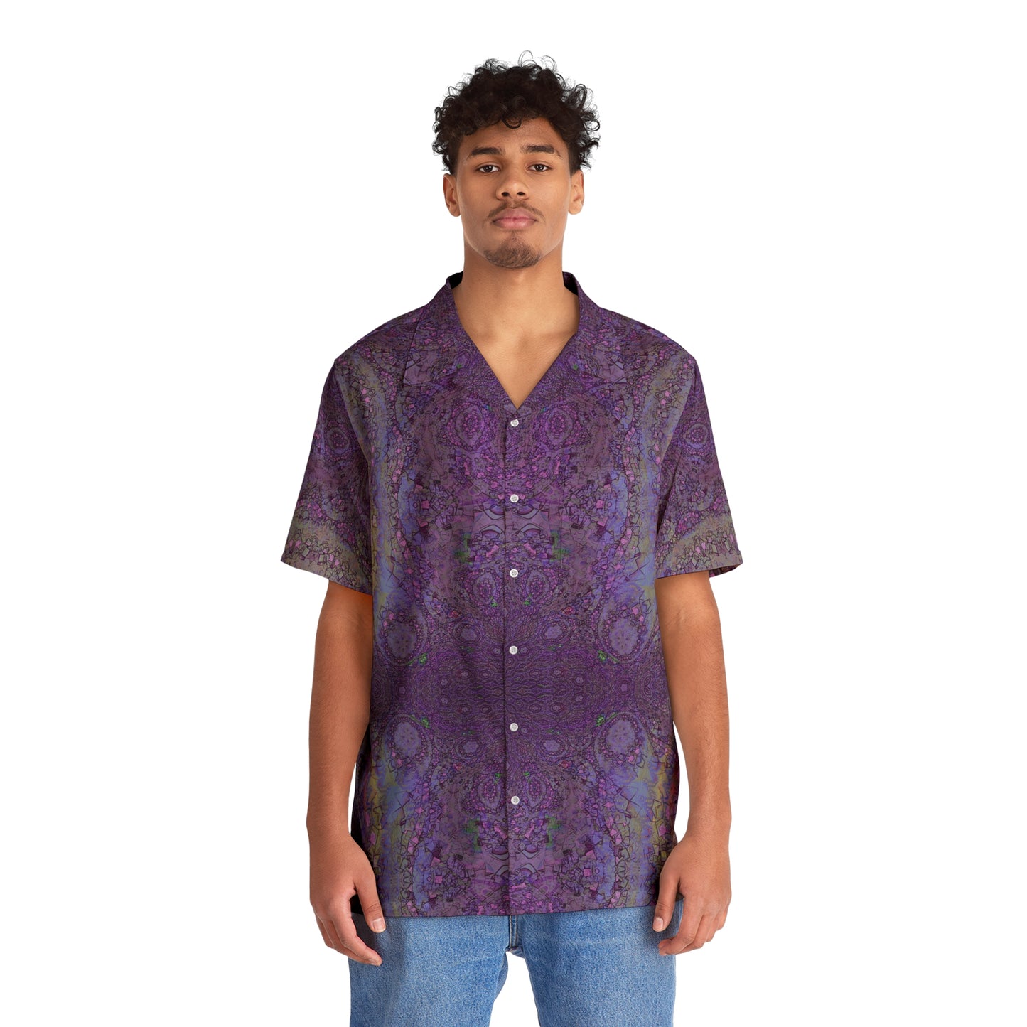 Hawaiian Shirt - Love Light Fractals No.13