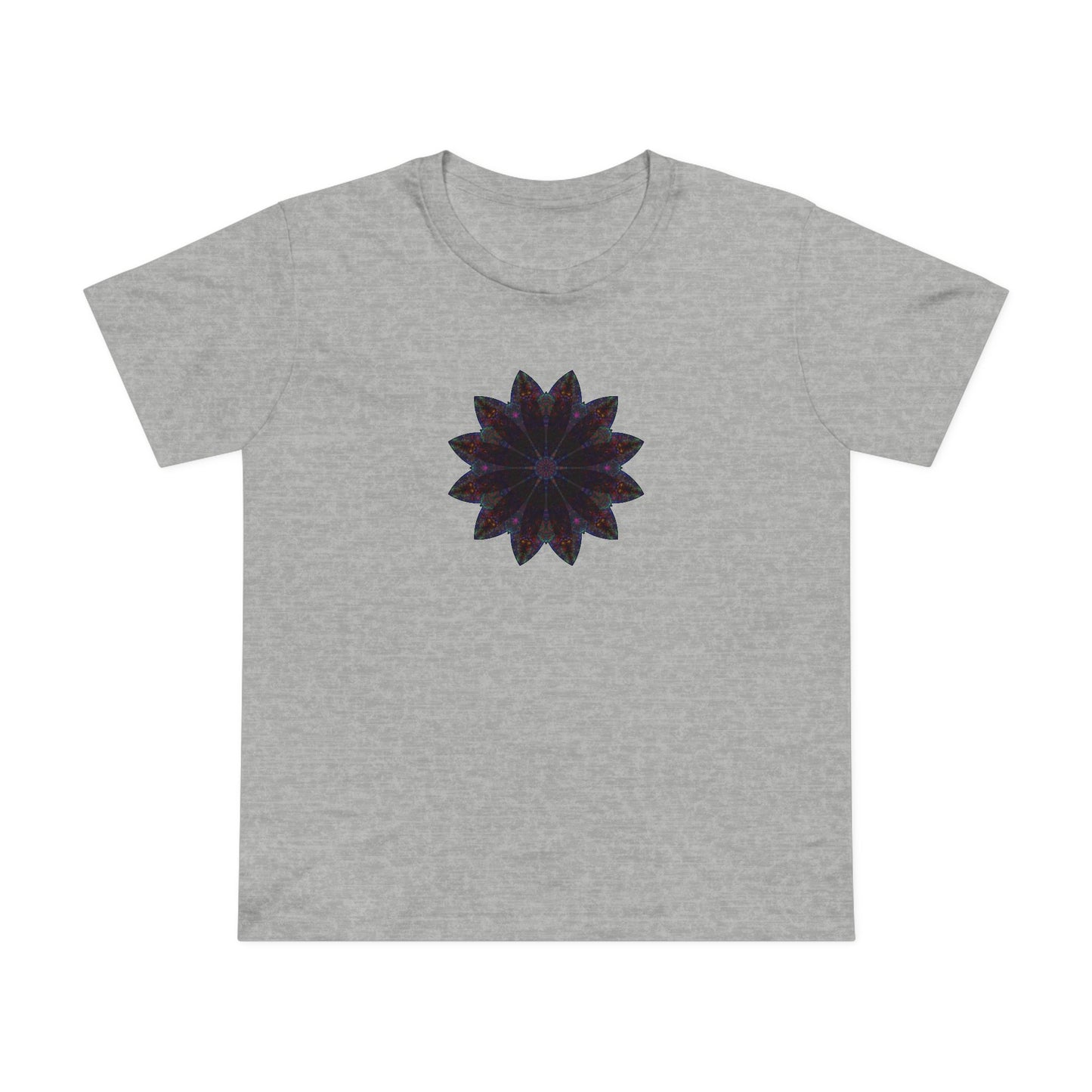 Women’s Maple Tee - Love Light Mandalas No.25