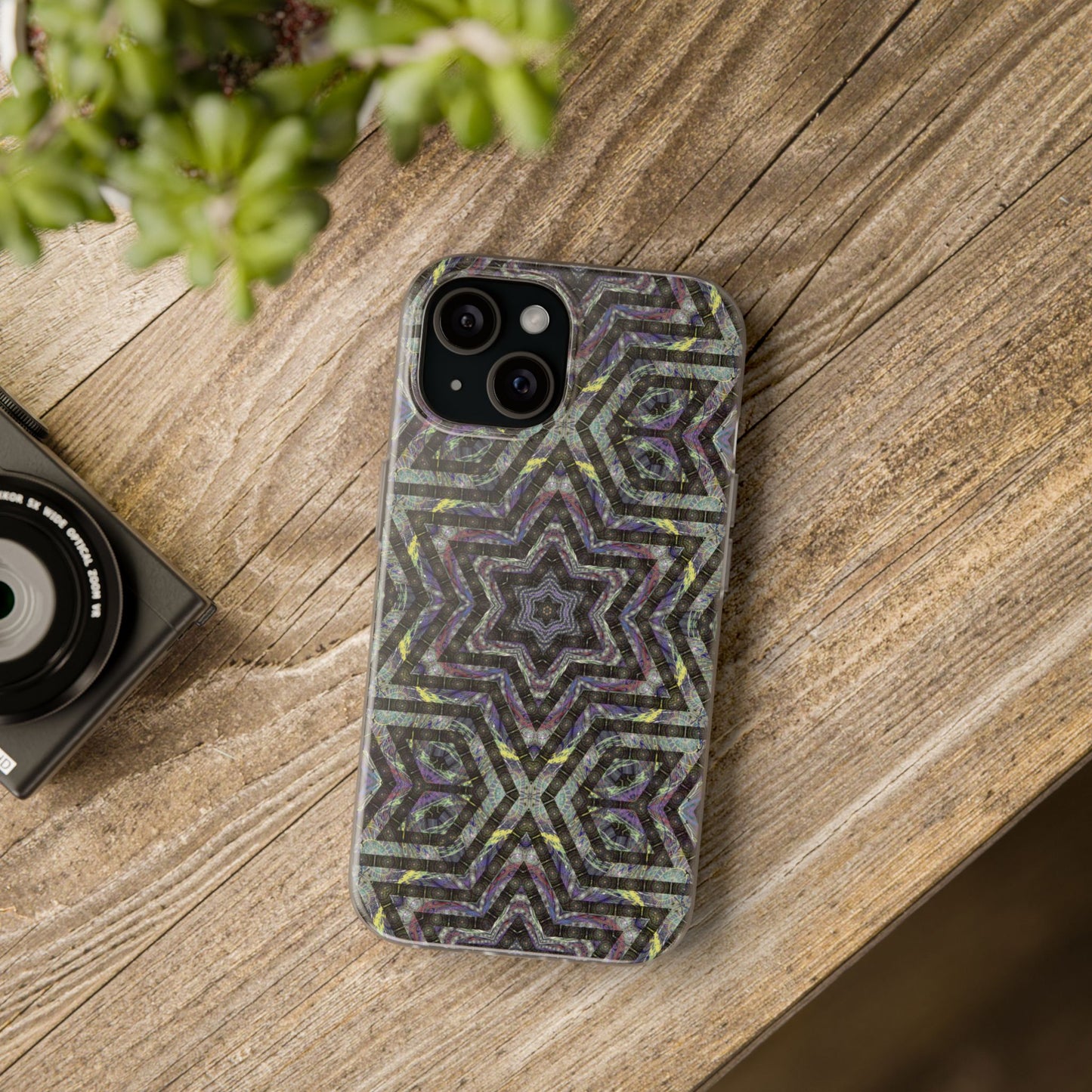 iPhone 15 Flexi Case - P5 Kaleidoscopic No.1