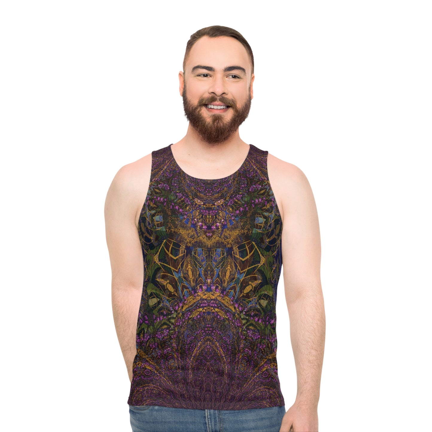 Unisex Tank Top - Love Light Fractals No.10