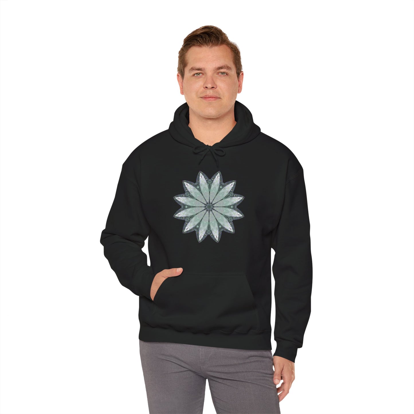 Unisex Heavy Blend™ Hooded Sweatshirt - Love Light Mandalas No.22