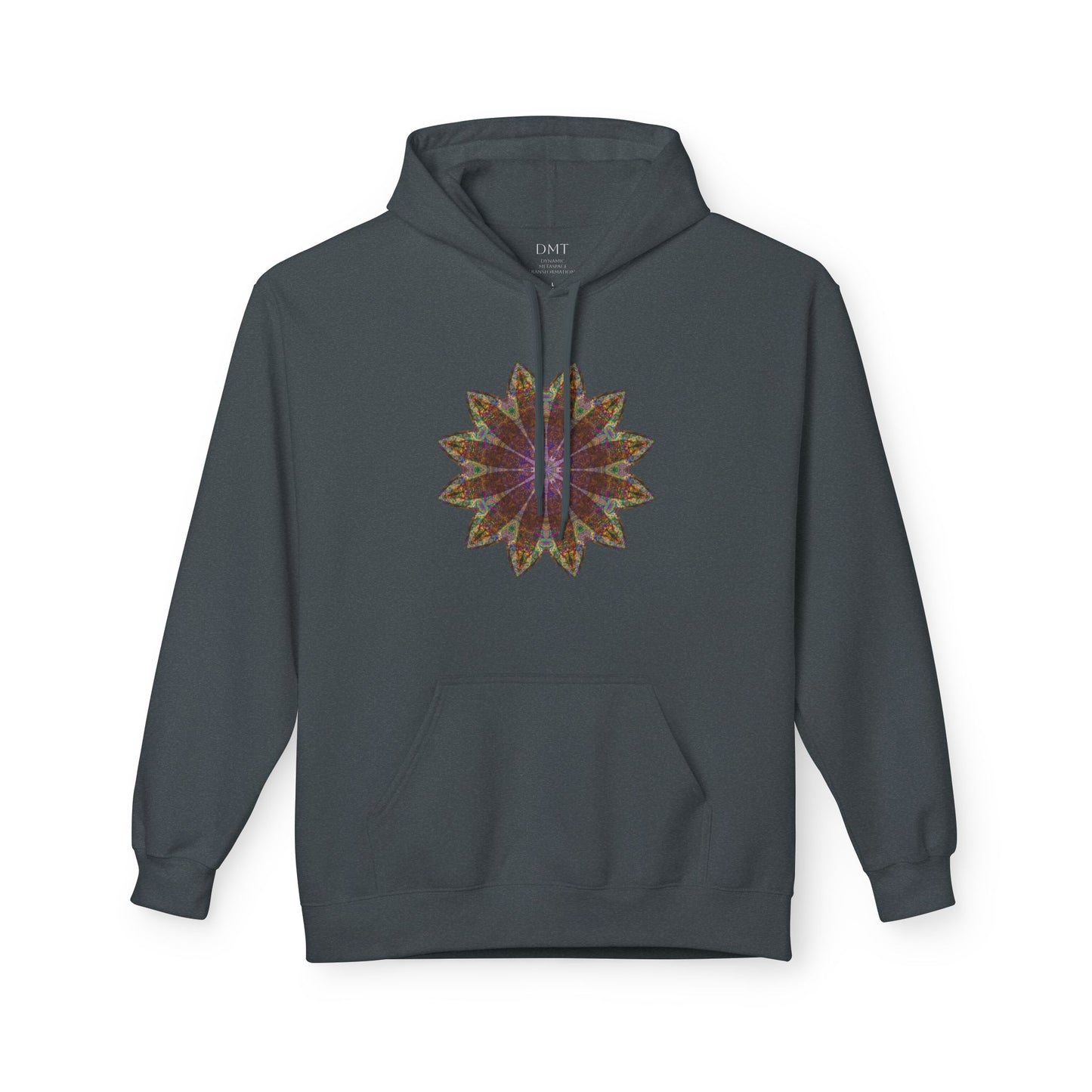 Unisex Midweight Softstyle Fleece Hoodie - Love Light Mandalas No.13